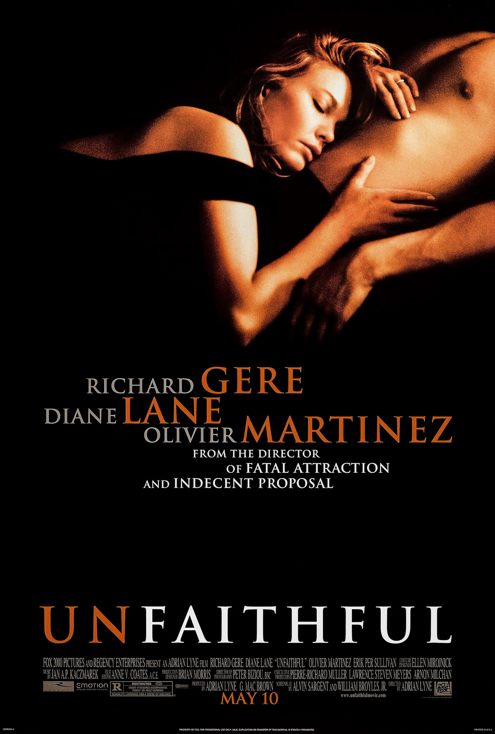 Extra Large Movie Poster Image for Unfaithful (#1 of 2)