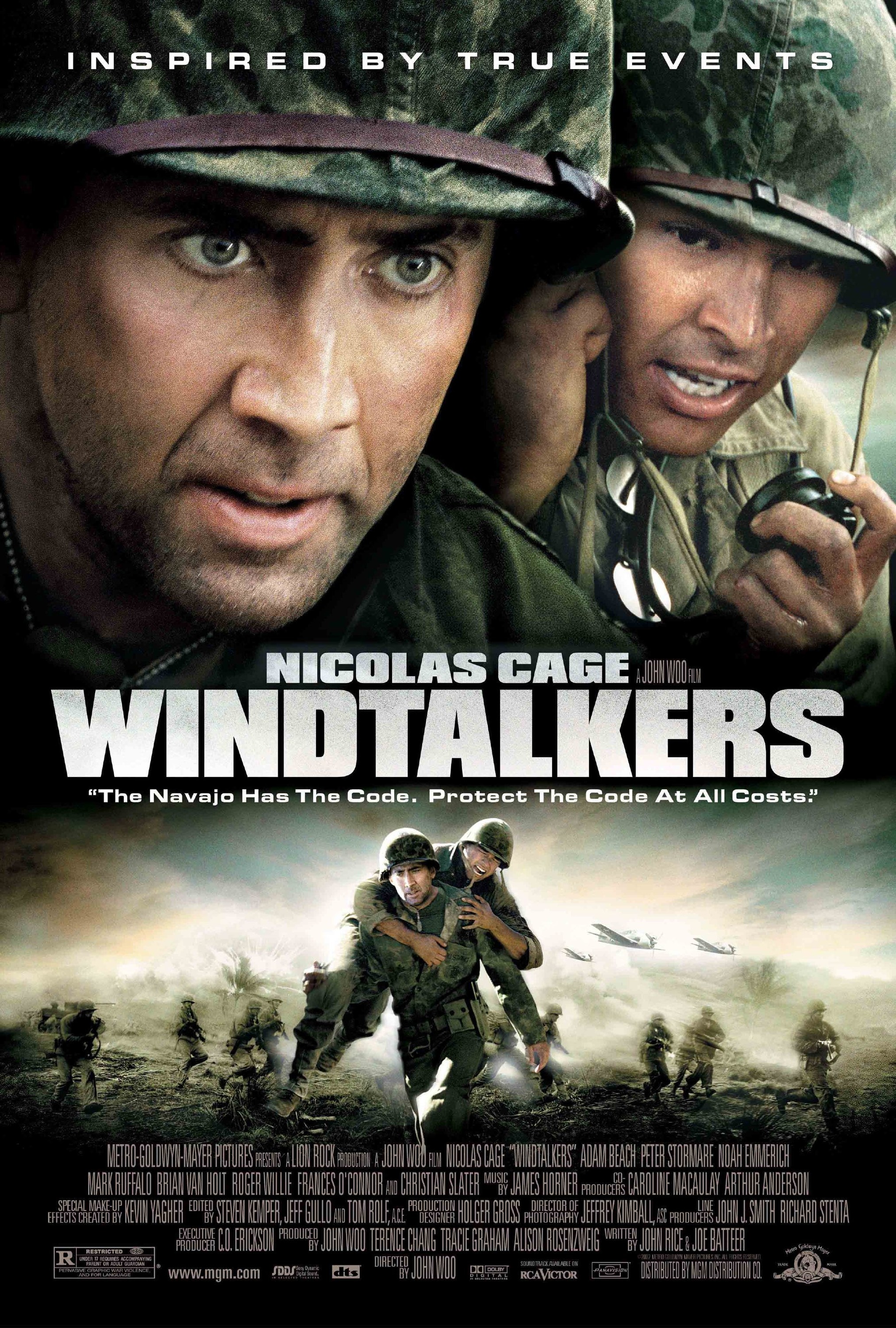 Mega Sized Movie Poster Image for Windtalkers (#3 of 3)