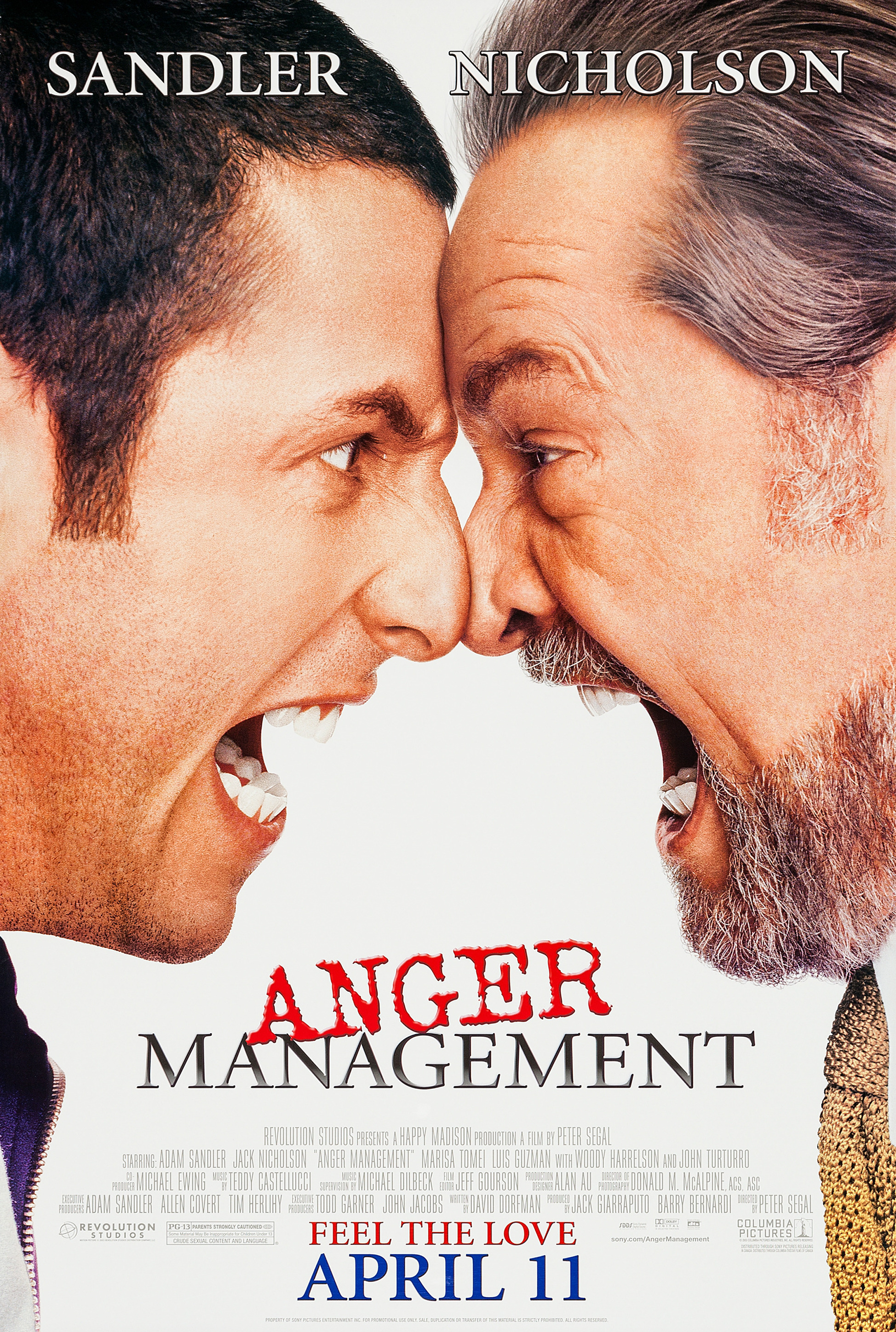 Mega Sized Movie Poster Image for Anger Management (#1 of 2)