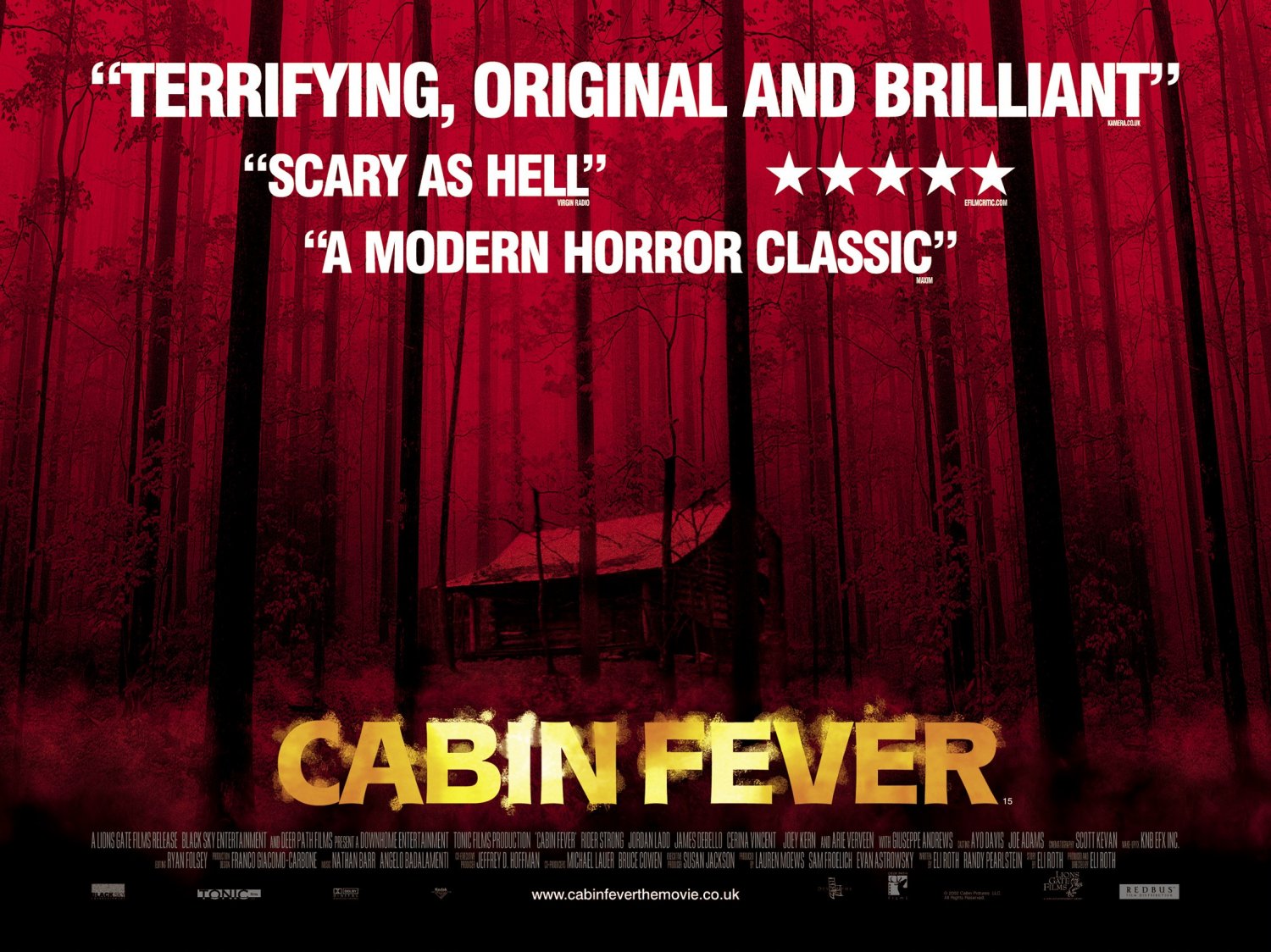 Extra Large Movie Poster Image for Cabin Fever (#3 of 3)