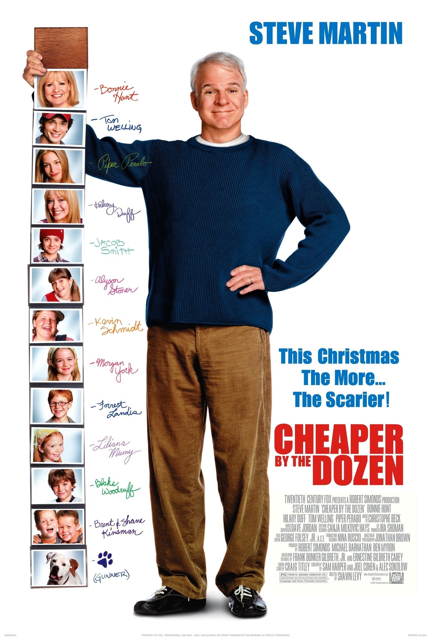 Mega Sized Movie Poster Image for Cheaper by the Dozen (#1 of 4)