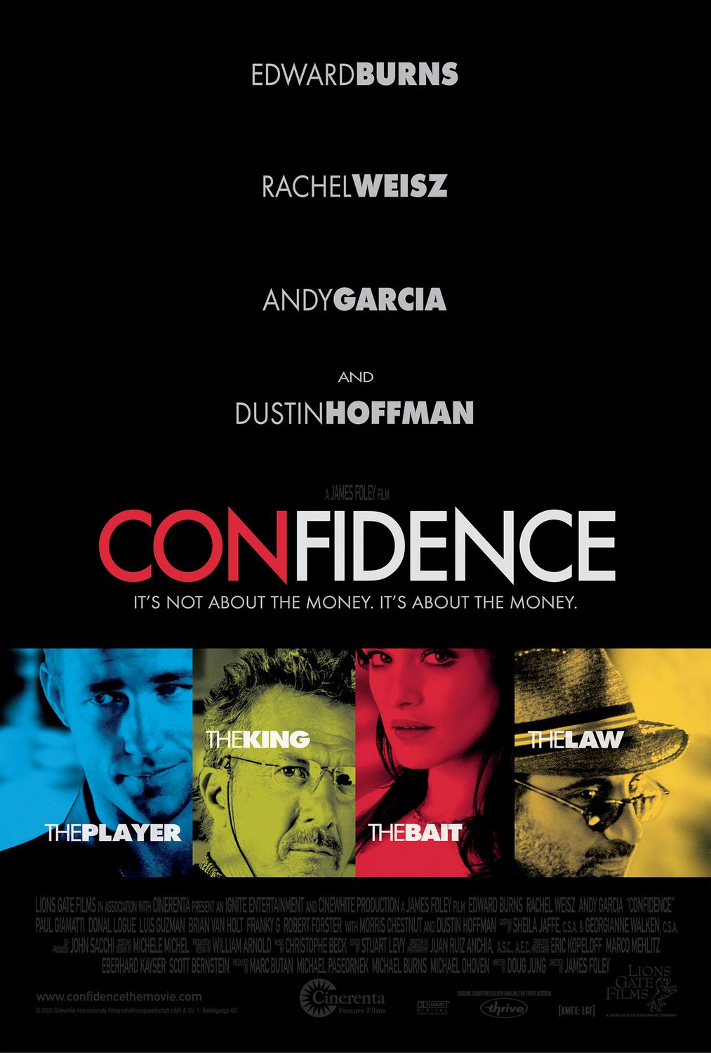 Extra Large Movie Poster Image for Confidence (#6 of 7)