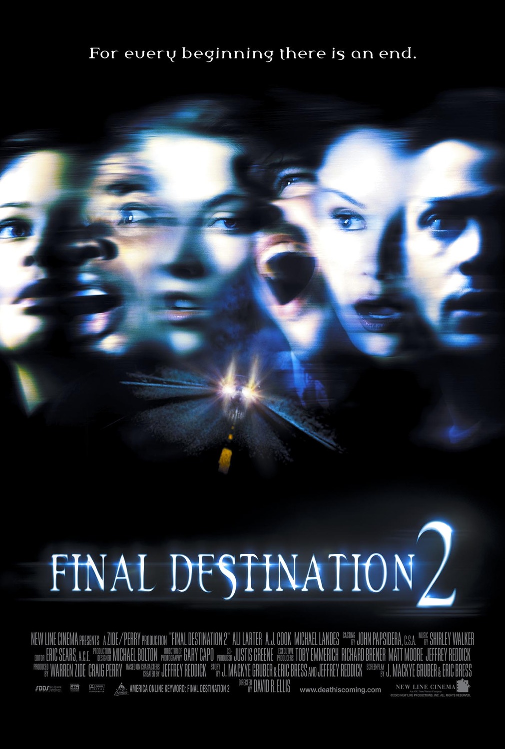 Extra Large Movie Poster Image for Final Destination 2 (#1 of 3)