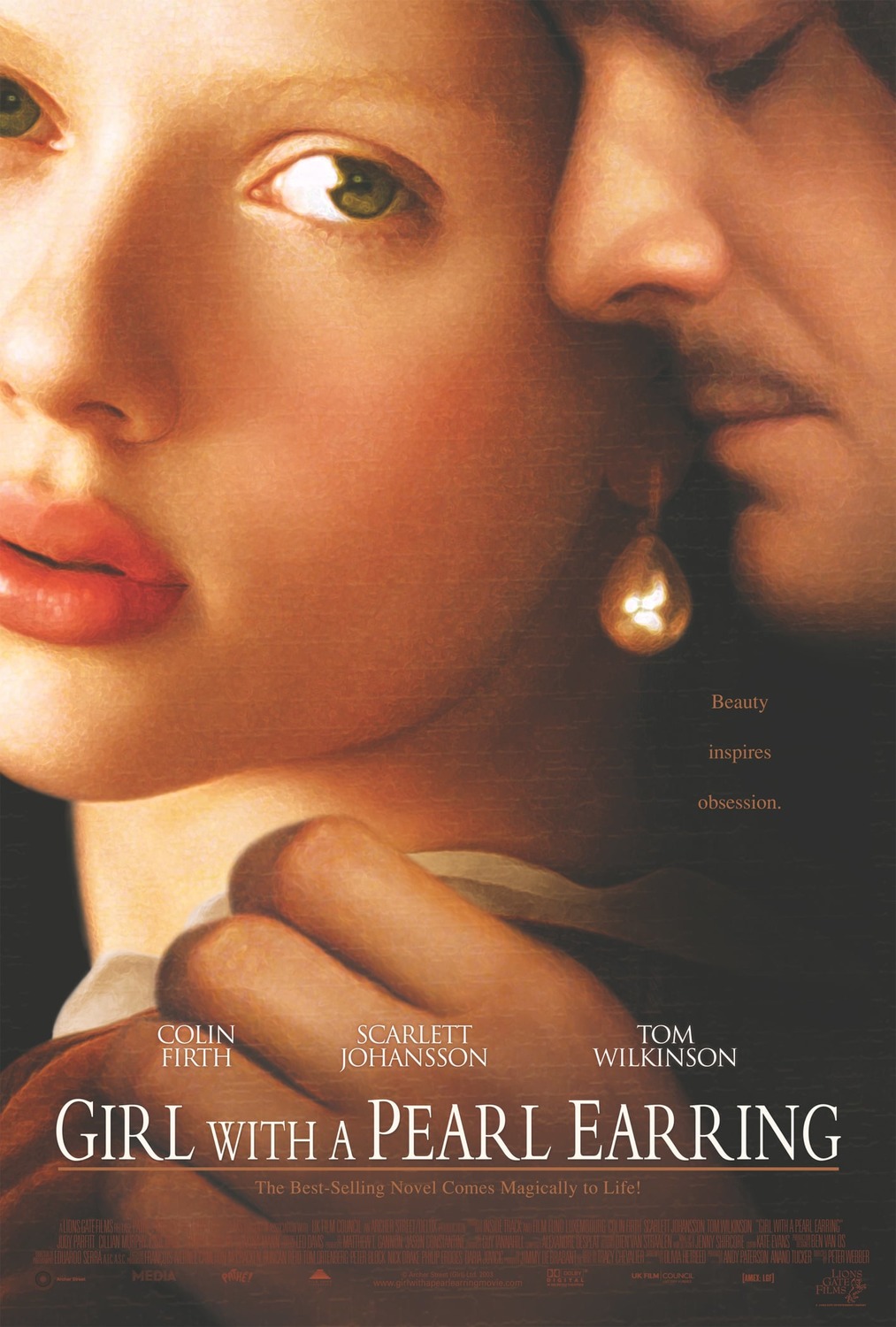 Extra Large Movie Poster Image for Girl With a Pearl Earring (#1 of 2)