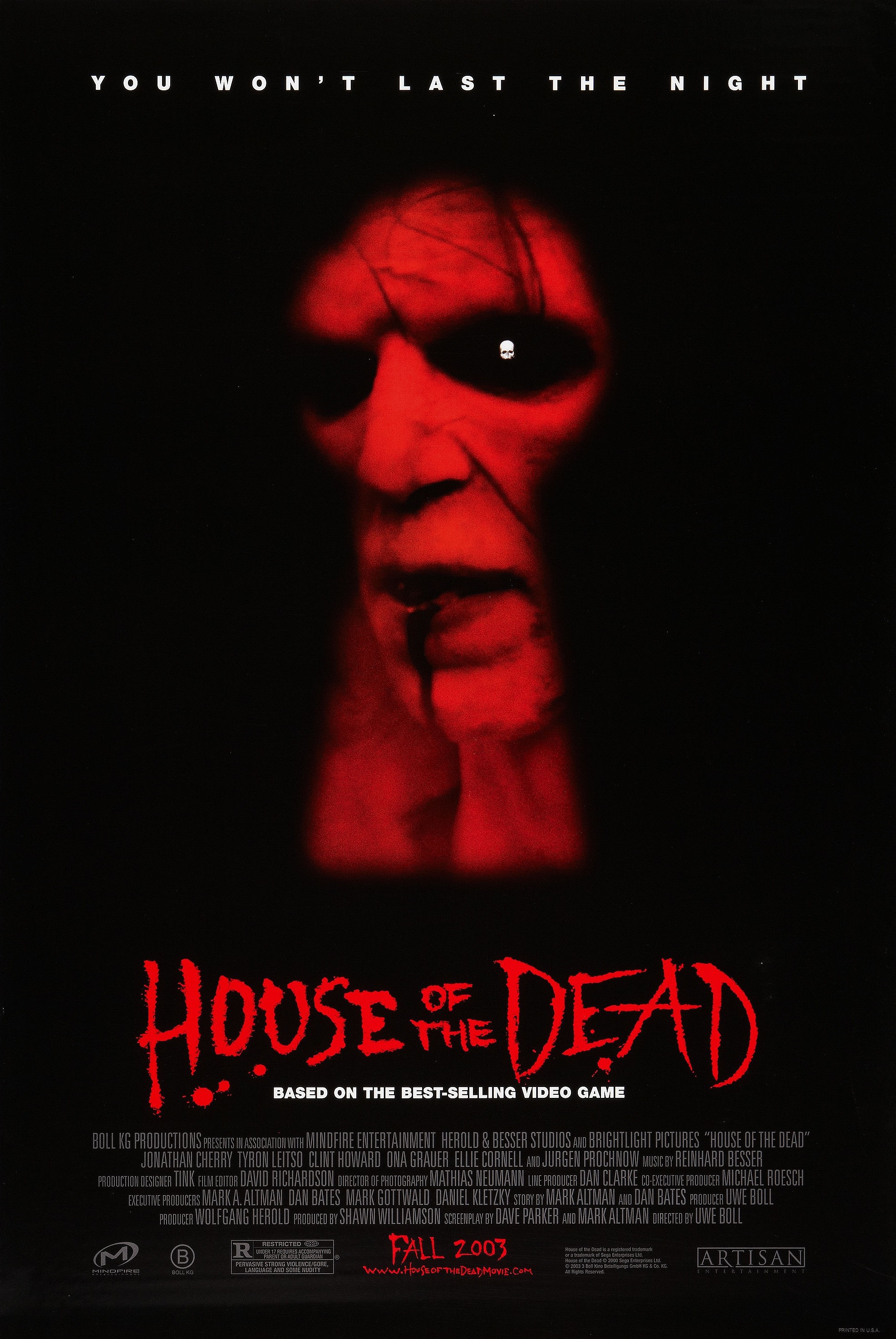 Mega Sized Movie Poster Image for House of the Dead (#2 of 2)