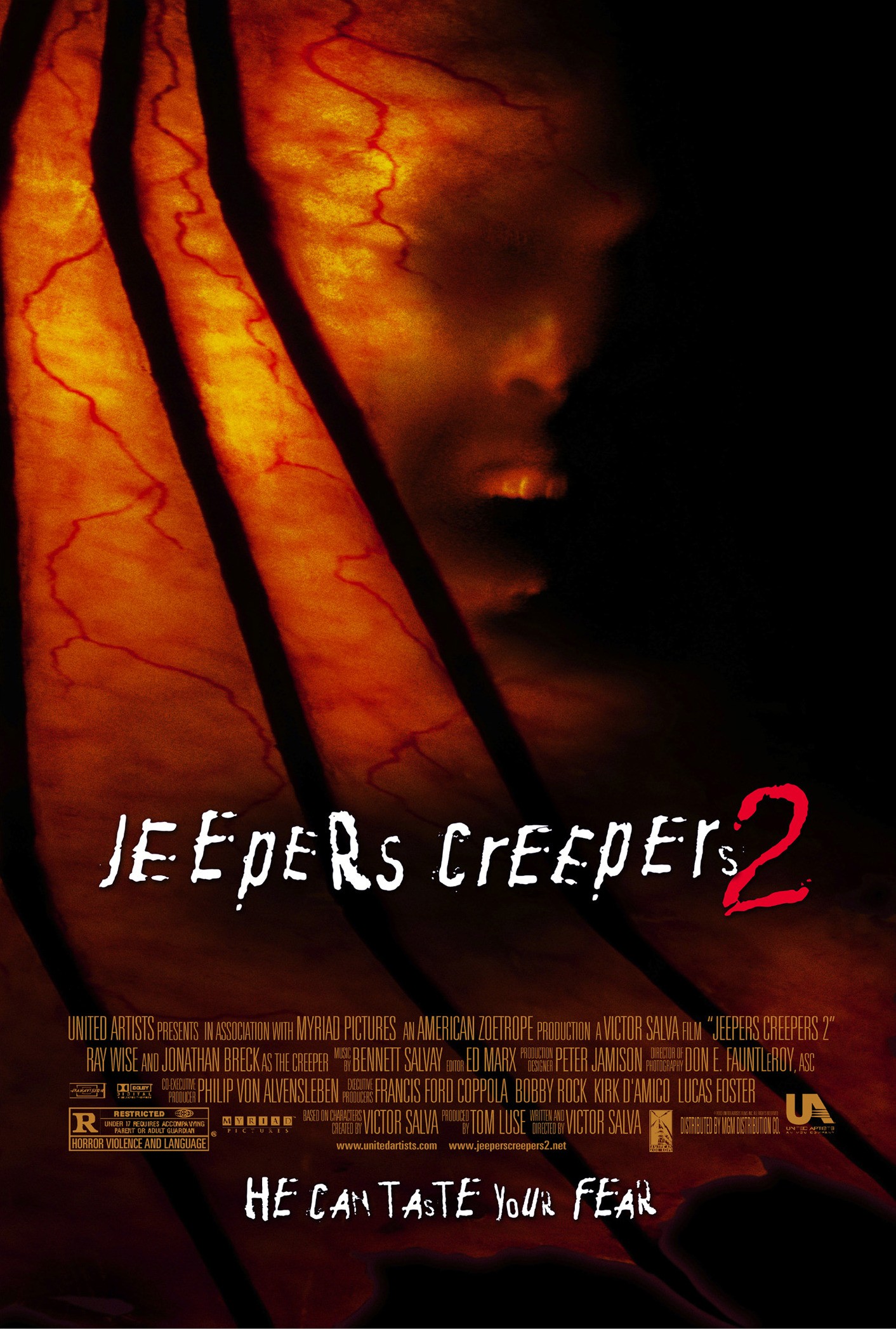 Mega Sized Movie Poster Image for Jeepers Creepers 2 (#1 of 2)