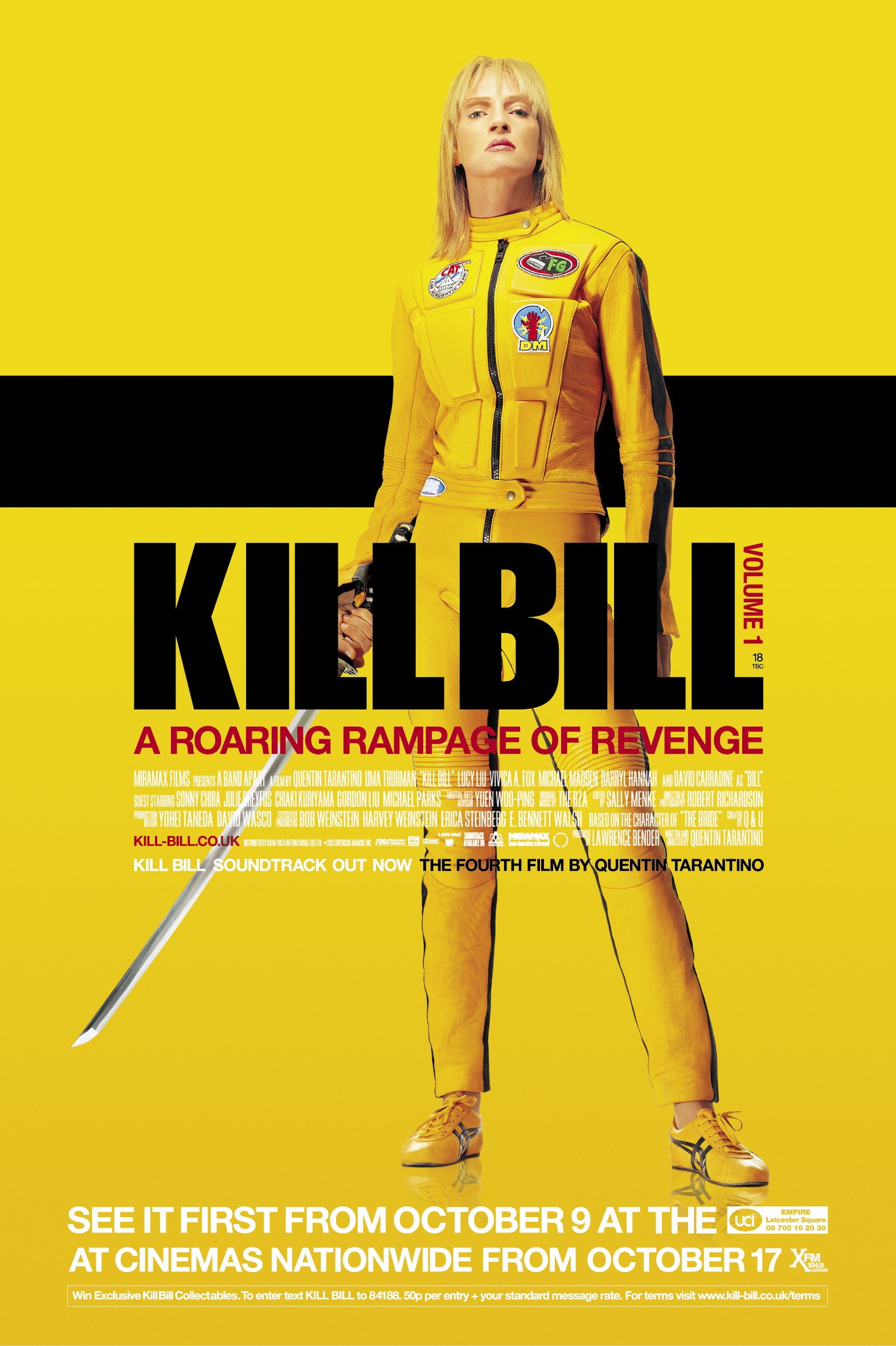 Mega Sized Movie Poster Image for Kill Bill: Vol. 1 (#4 of 9)