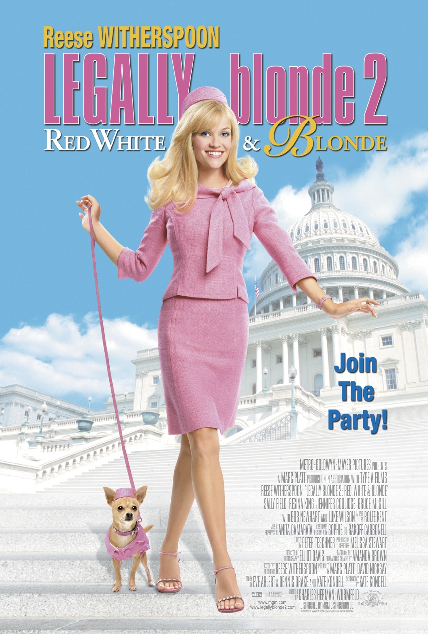 Mega Sized Movie Poster Image for Legally Blonde 2: Red, White & Blonde (#1 of 4)