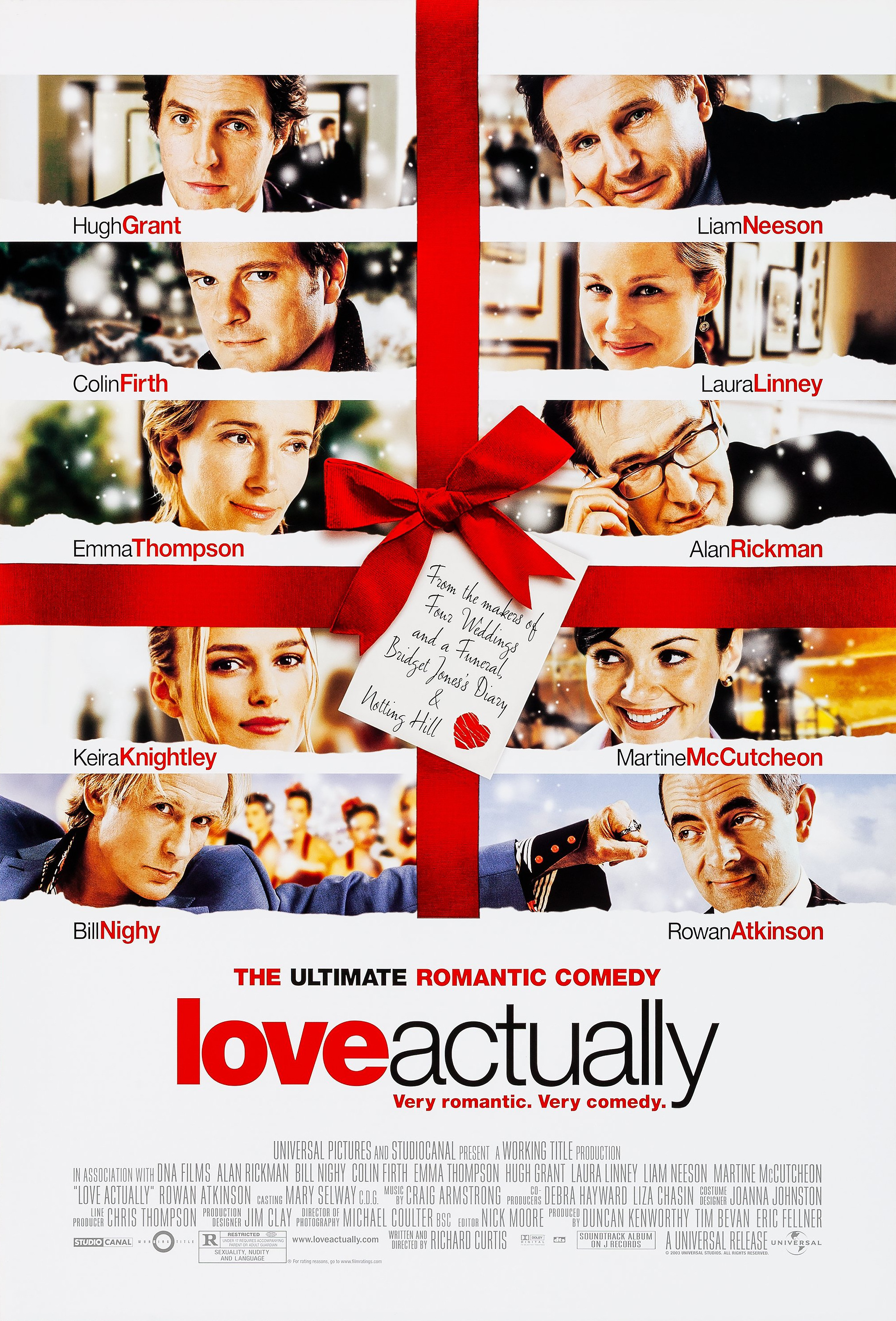 Mega Sized Movie Poster Image for Love Actually (#3 of 4)
