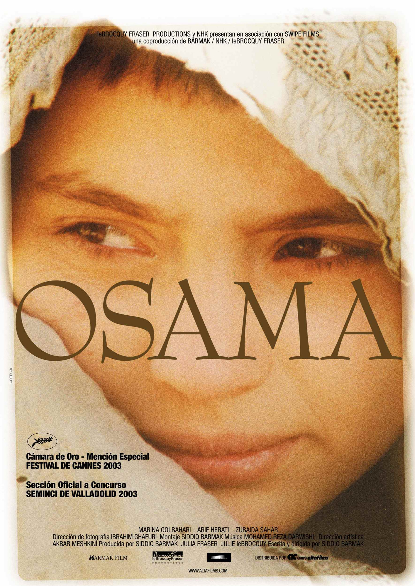 Mega Sized Movie Poster Image for Osama (#4 of 4)