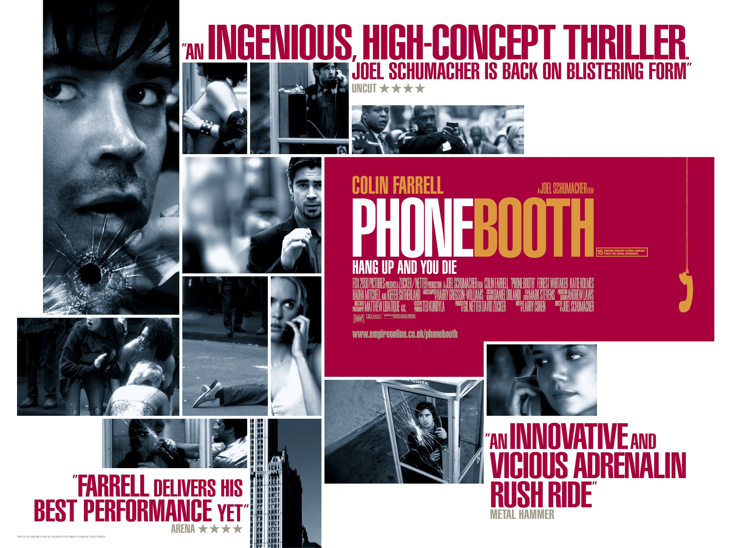 Mega Sized Movie Poster Image for Phone Booth (#2 of 3)