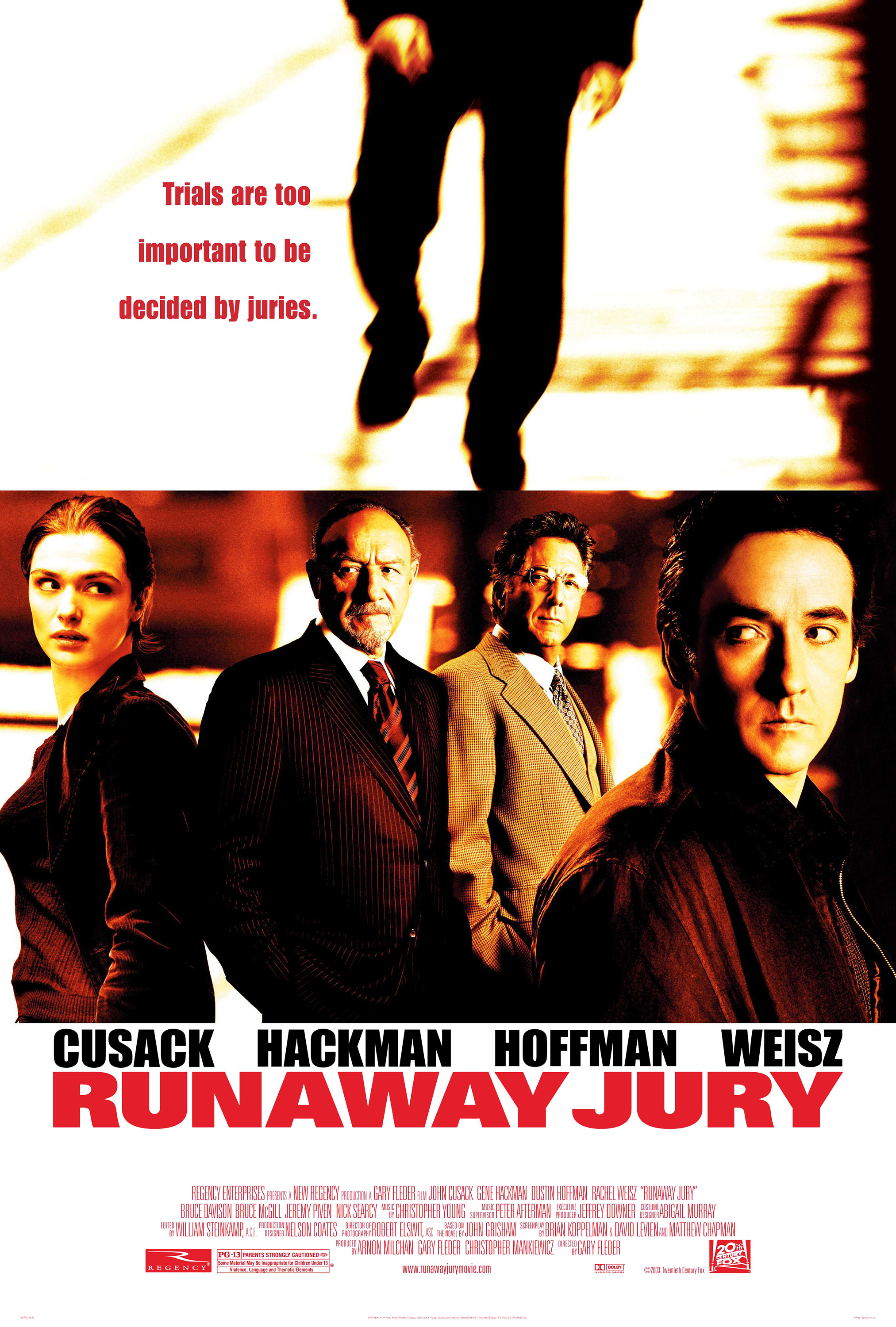 Mega Sized Movie Poster Image for Runaway Jury (#1 of 4)