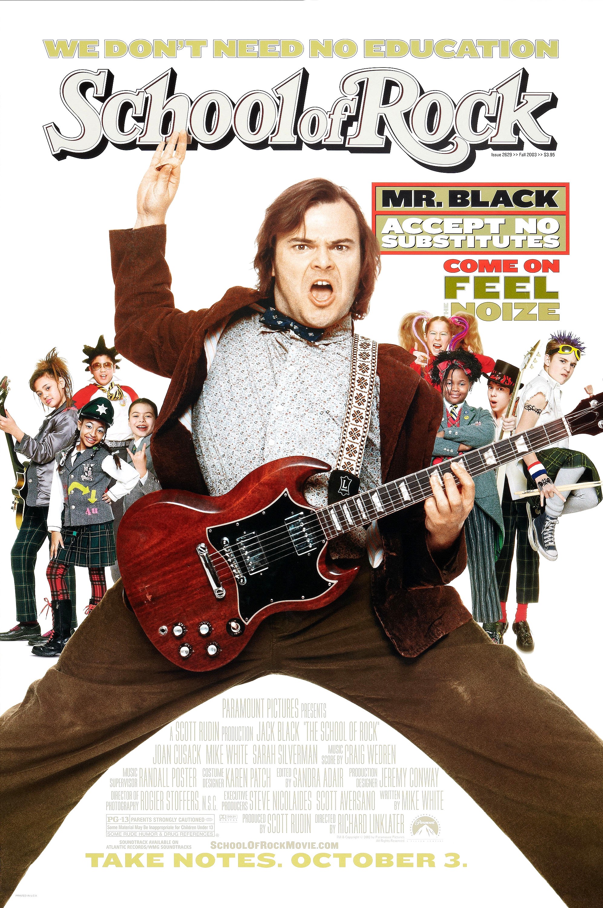 Mega Sized Movie Poster Image for The School of Rock (#2 of 2)