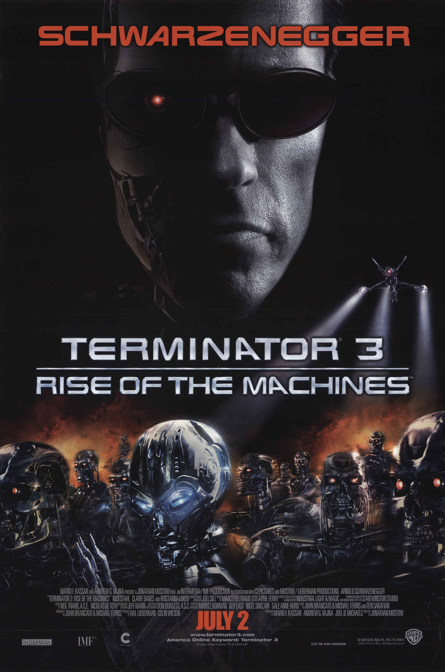 Mega Sized Movie Poster Image for Terminator 3: Rise of the Machines (#2 of 6)