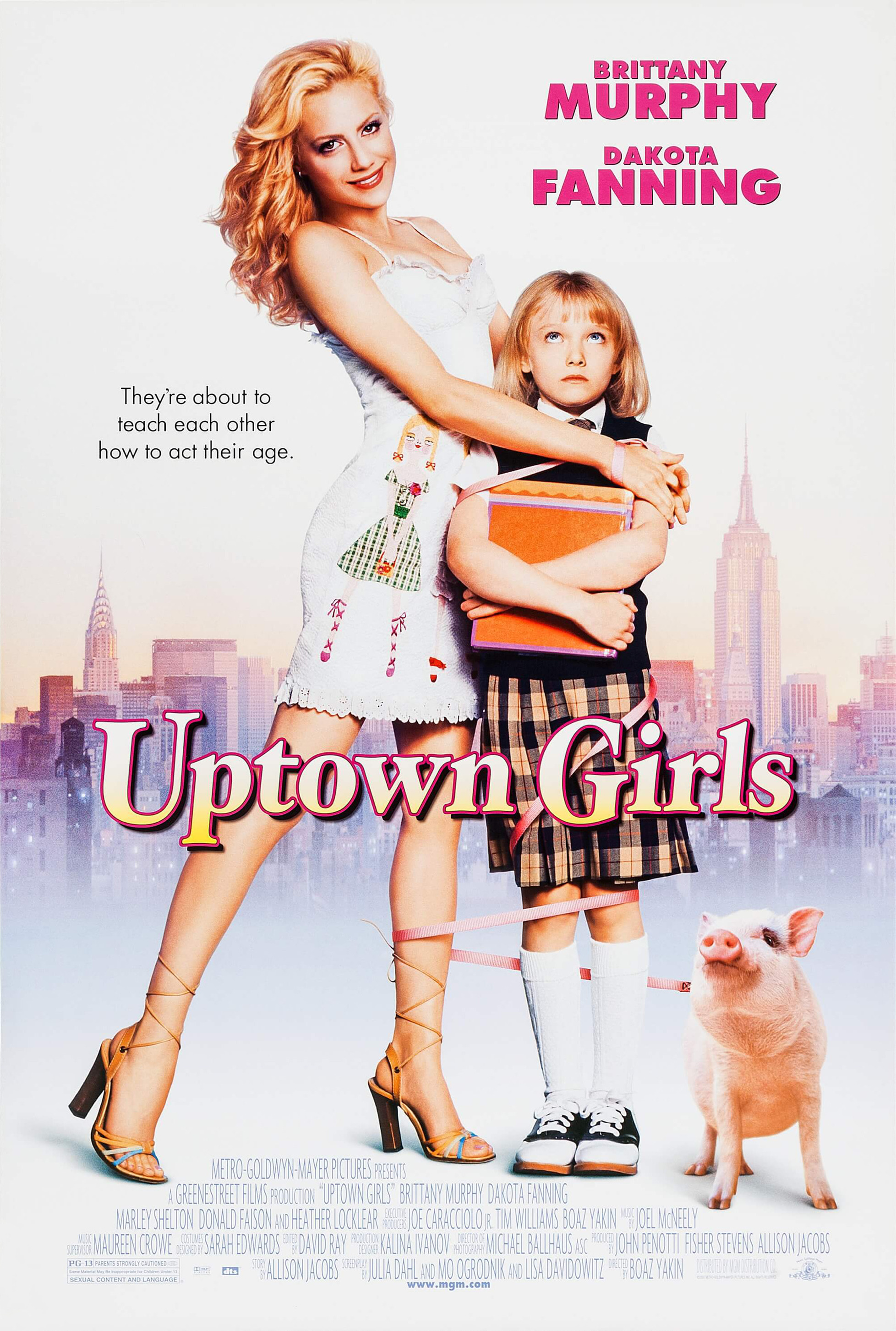 Mega Sized Movie Poster Image for Uptown Girls 
