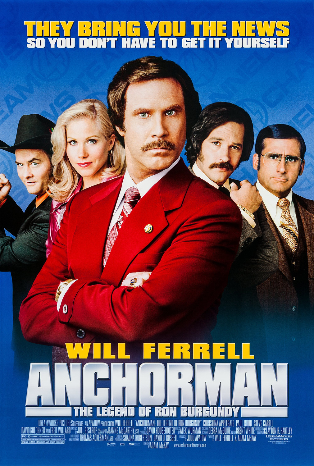 Extra Large Movie Poster Image for Anchorman: The Legend of Ron Burgundy (#2 of 4)