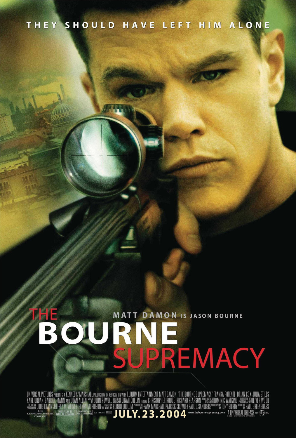 Extra Large Movie Poster Image for The Bourne Supremacy (#2 of 6)