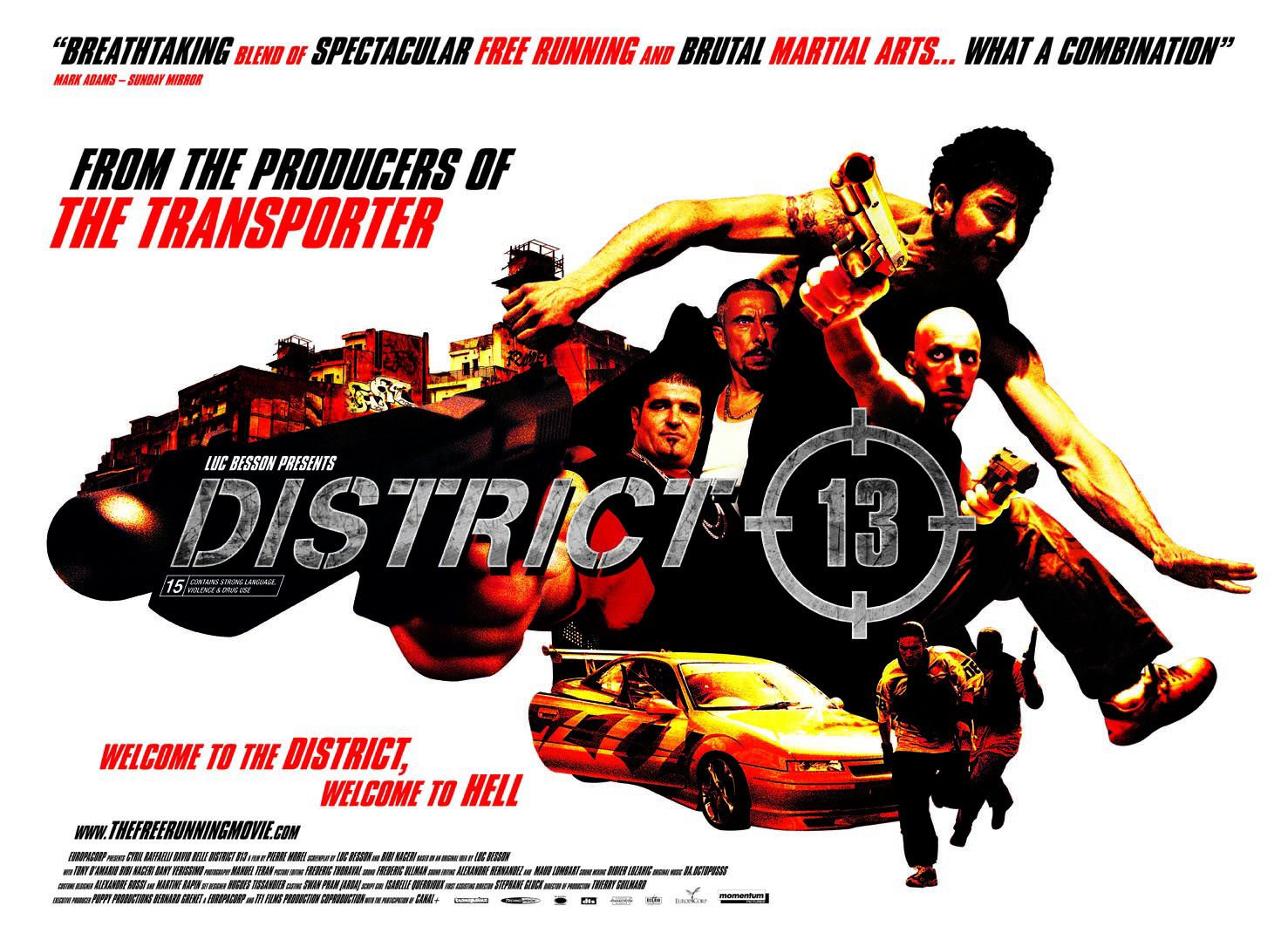 Extra Large Movie Poster Image for District B13 (#2 of 5)