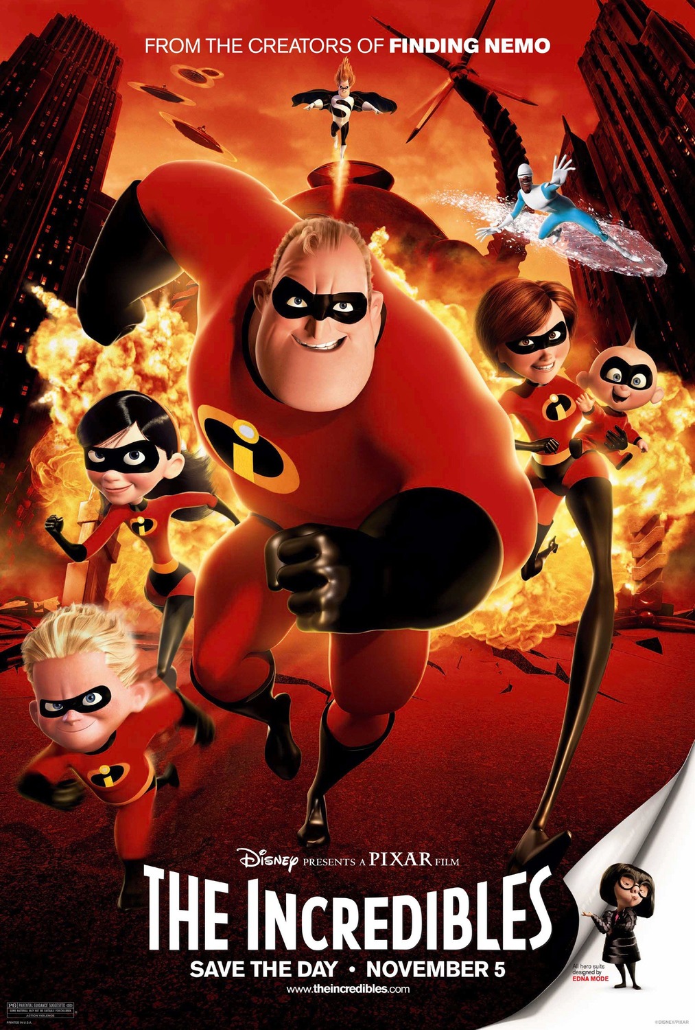 Extra Large Movie Poster Image for The Incredibles (#9 of 27)