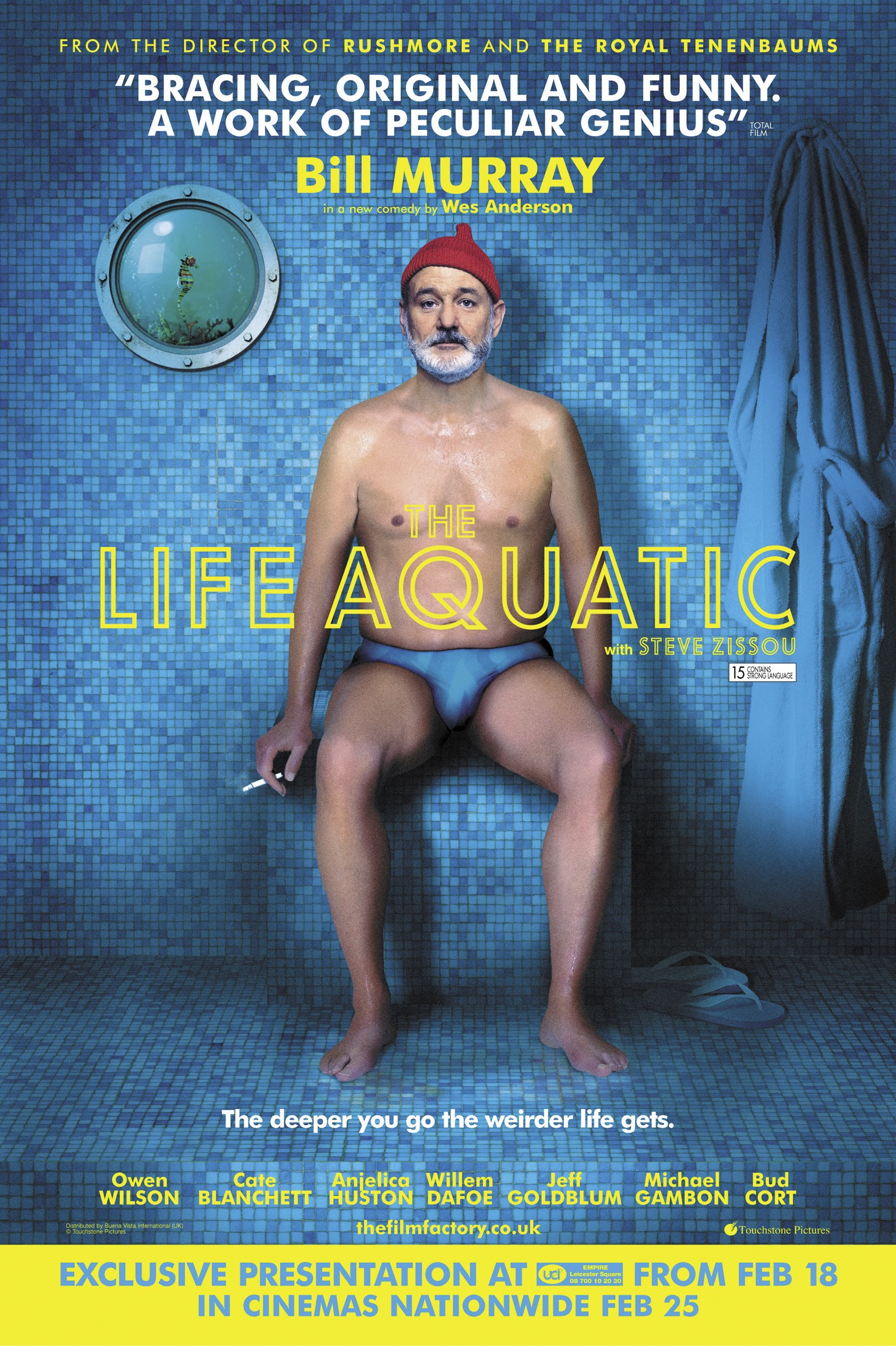 Mega Sized Movie Poster Image for The Life Aquatic with Steve Zissou (#3 of 3)
