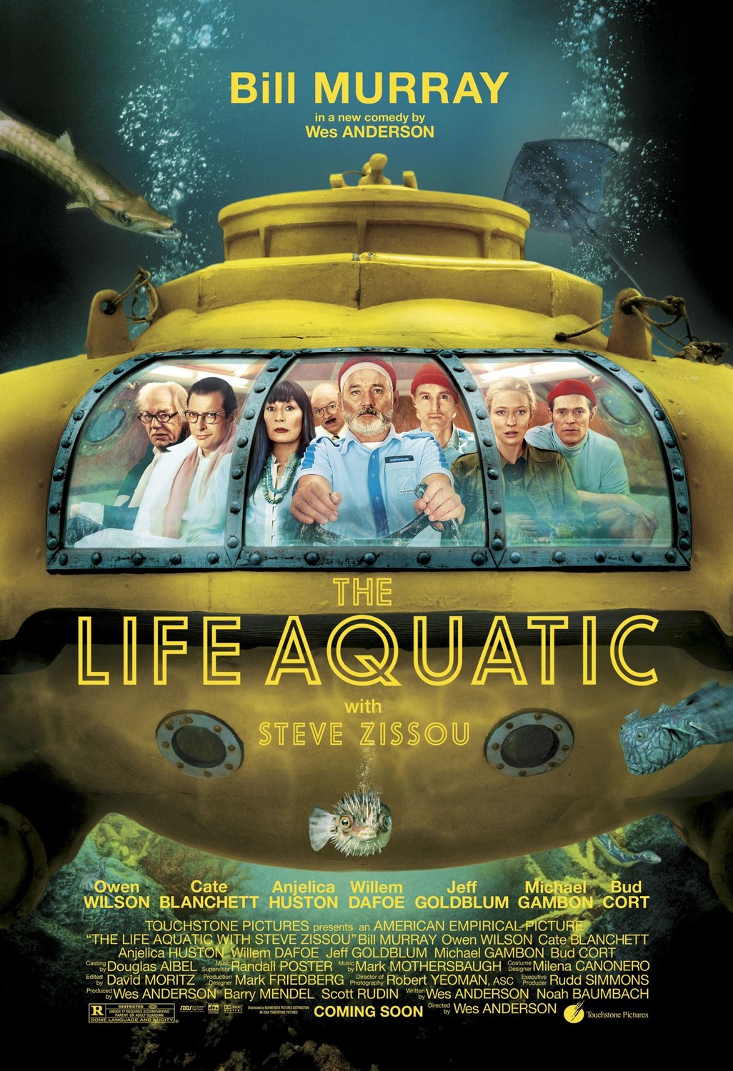 Extra Large Movie Poster Image for The Life Aquatic with Steve Zissou (#1 of 3)