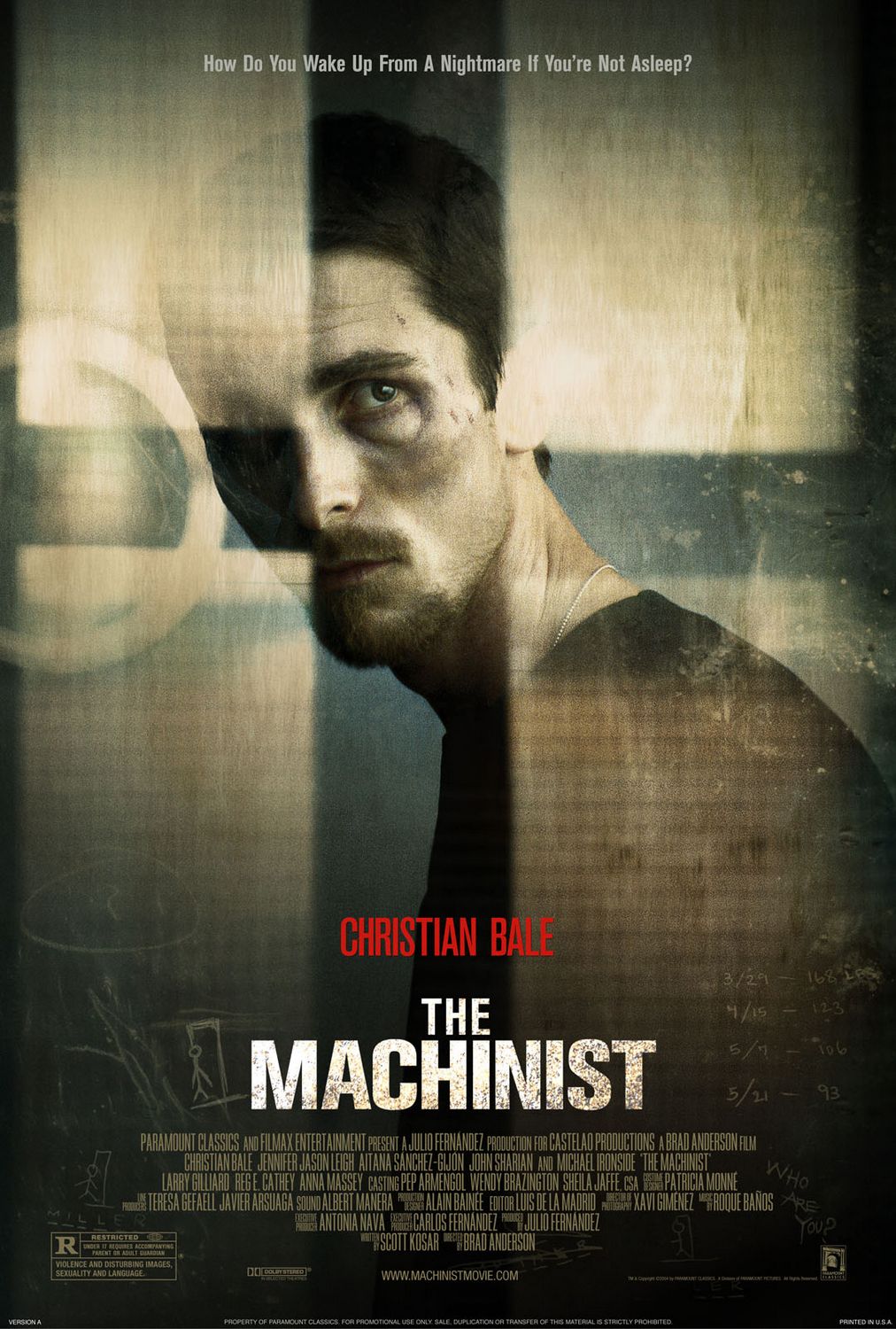 Extra Large Movie Poster Image for The Machinist (#4 of 5)