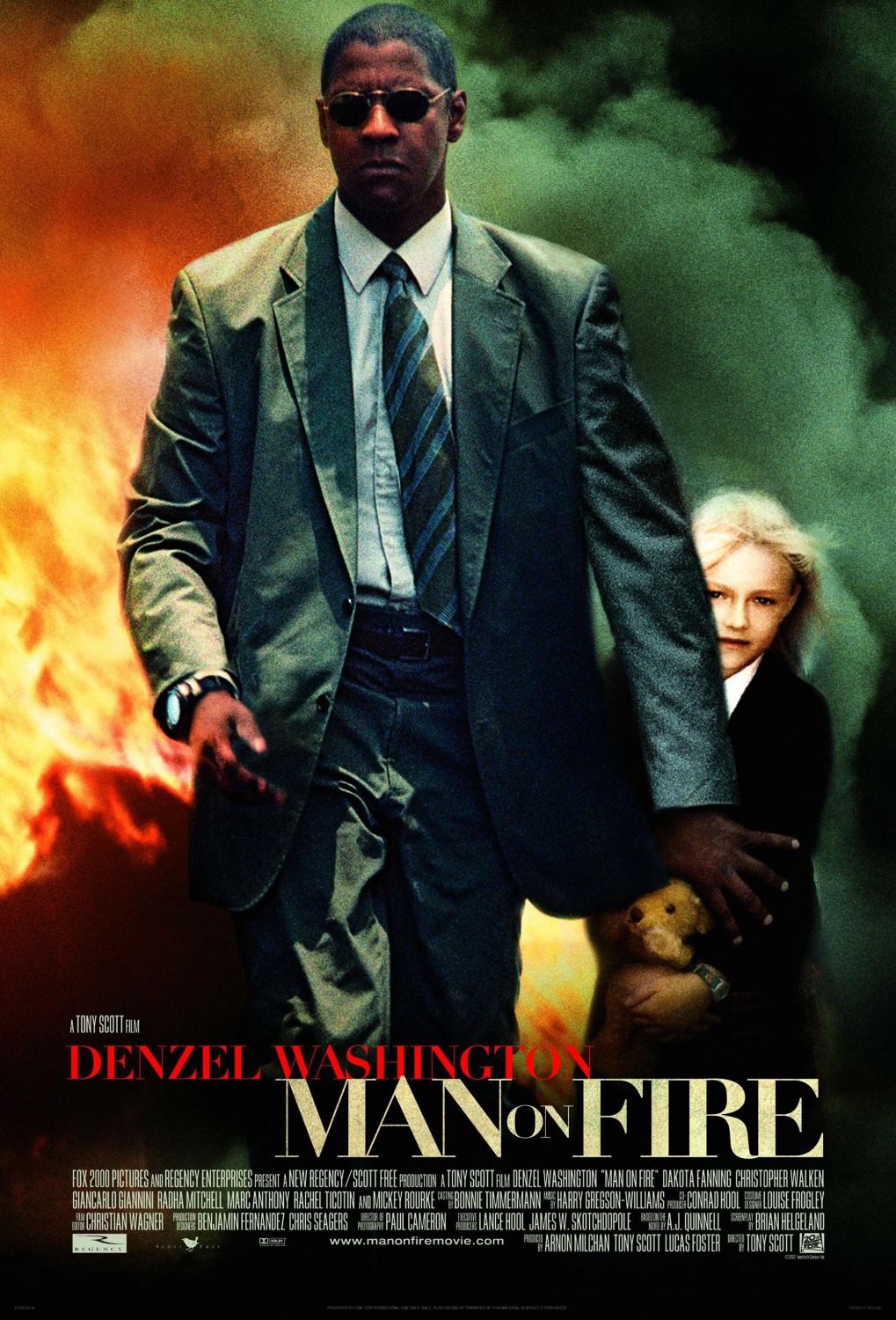 Extra Large Movie Poster Image for Man on Fire 