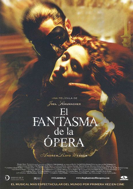 phantom of the opera movie posters