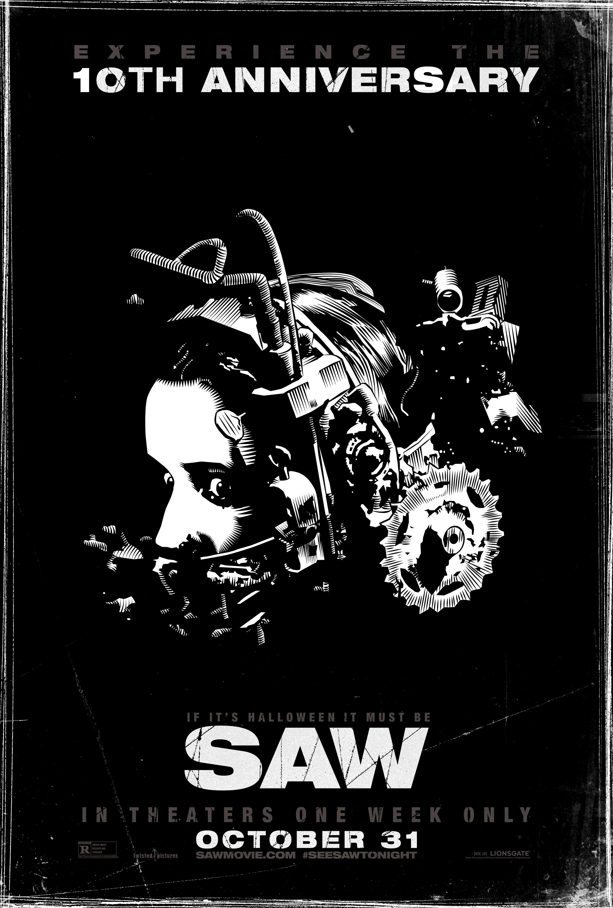 Mega Sized Movie Poster Image for Saw (#14 of 14)