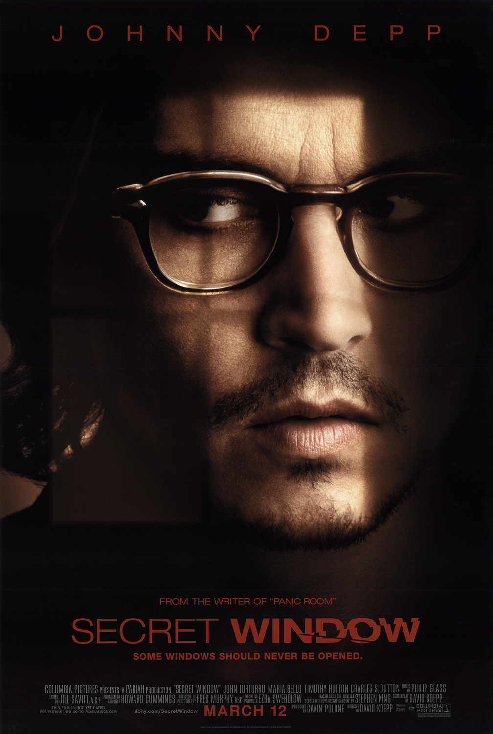 Extra Large Movie Poster Image for Secret Window 