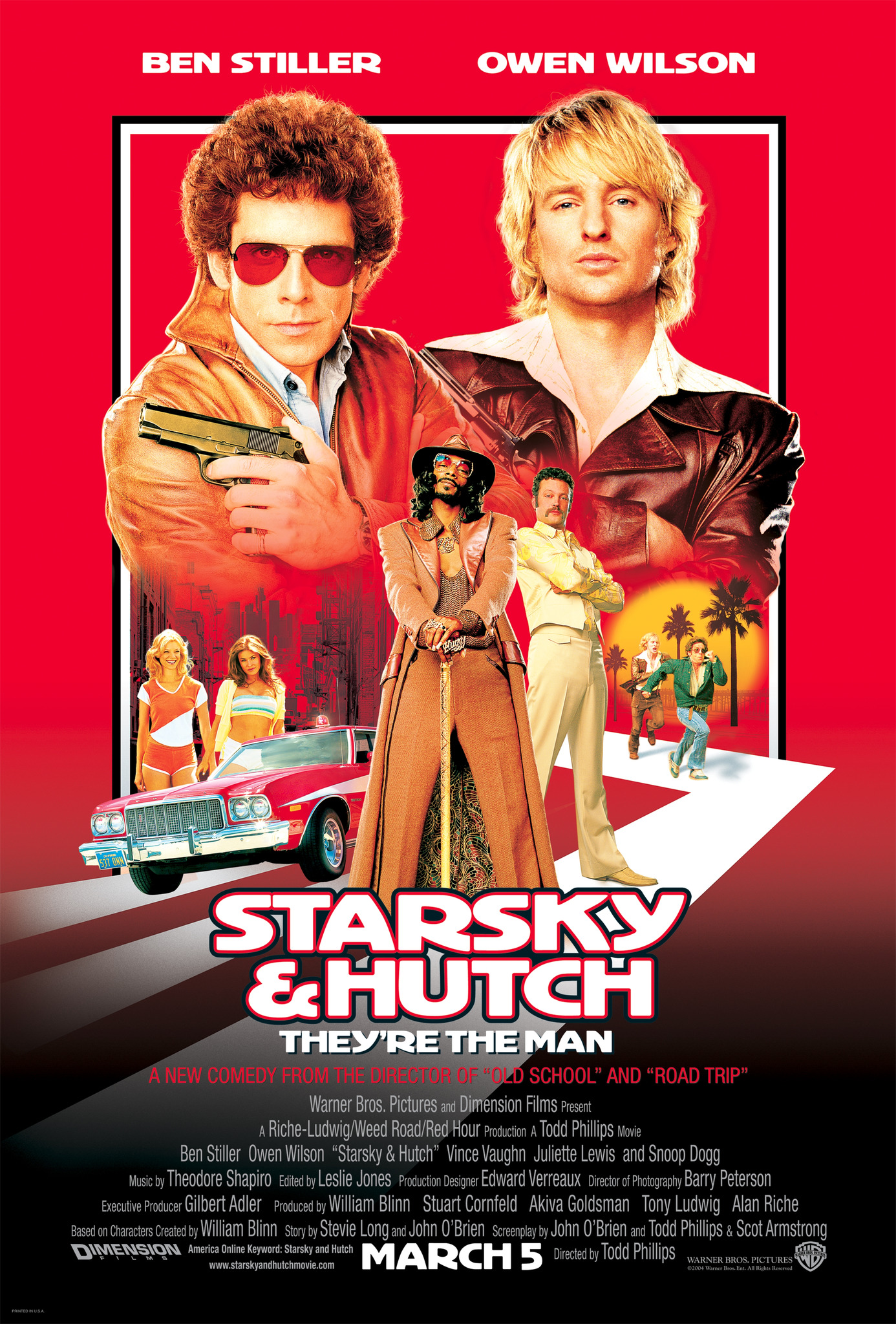 Mega Sized Movie Poster Image for Starsky & Hutch (#1 of 7)