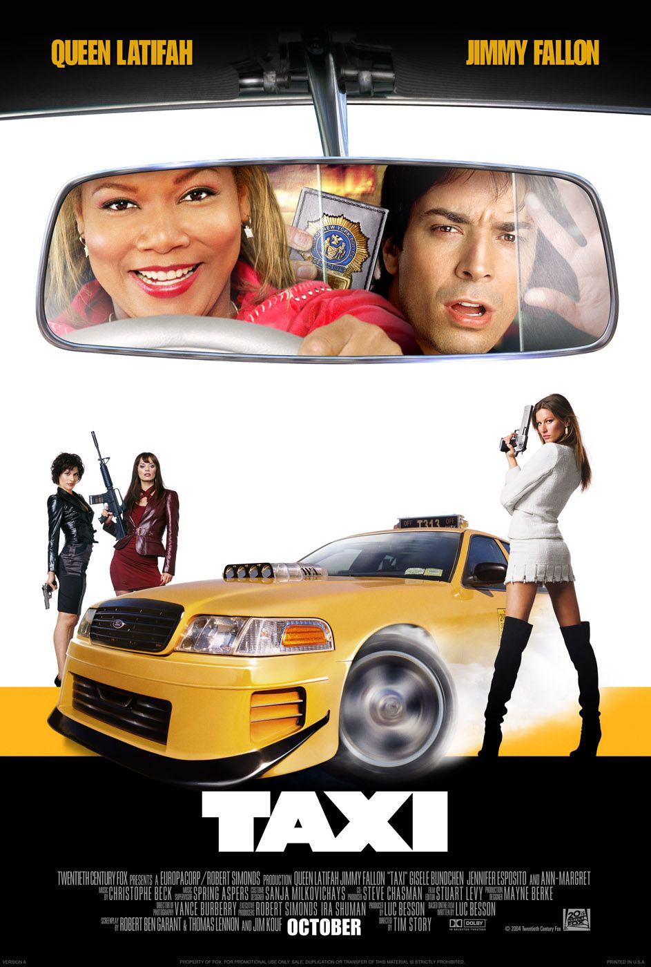 Extra Large Movie Poster Image for Taxi (#4 of 4)
