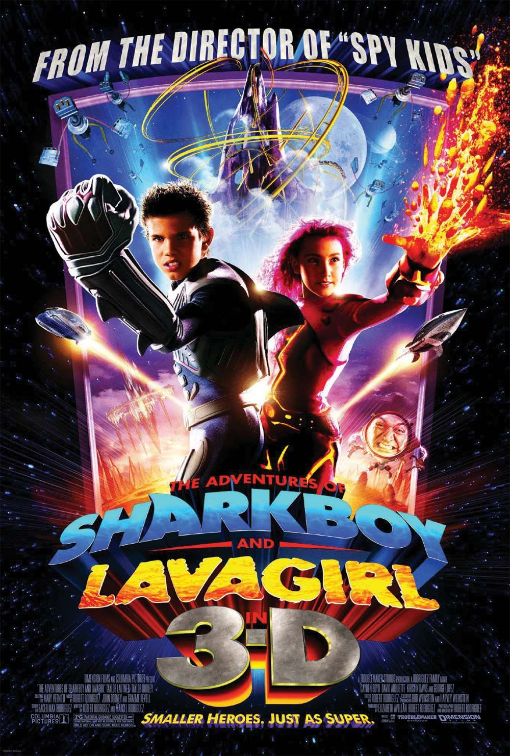 The Adventures of Sharkboy and Lavagirl in 3D (1 of 3) Extra Large Movie Poster Image IMP The Adventures of Sharkboy and Lavagirl in 3D (1 of 3) Extra Large Movie Poster Image IMP