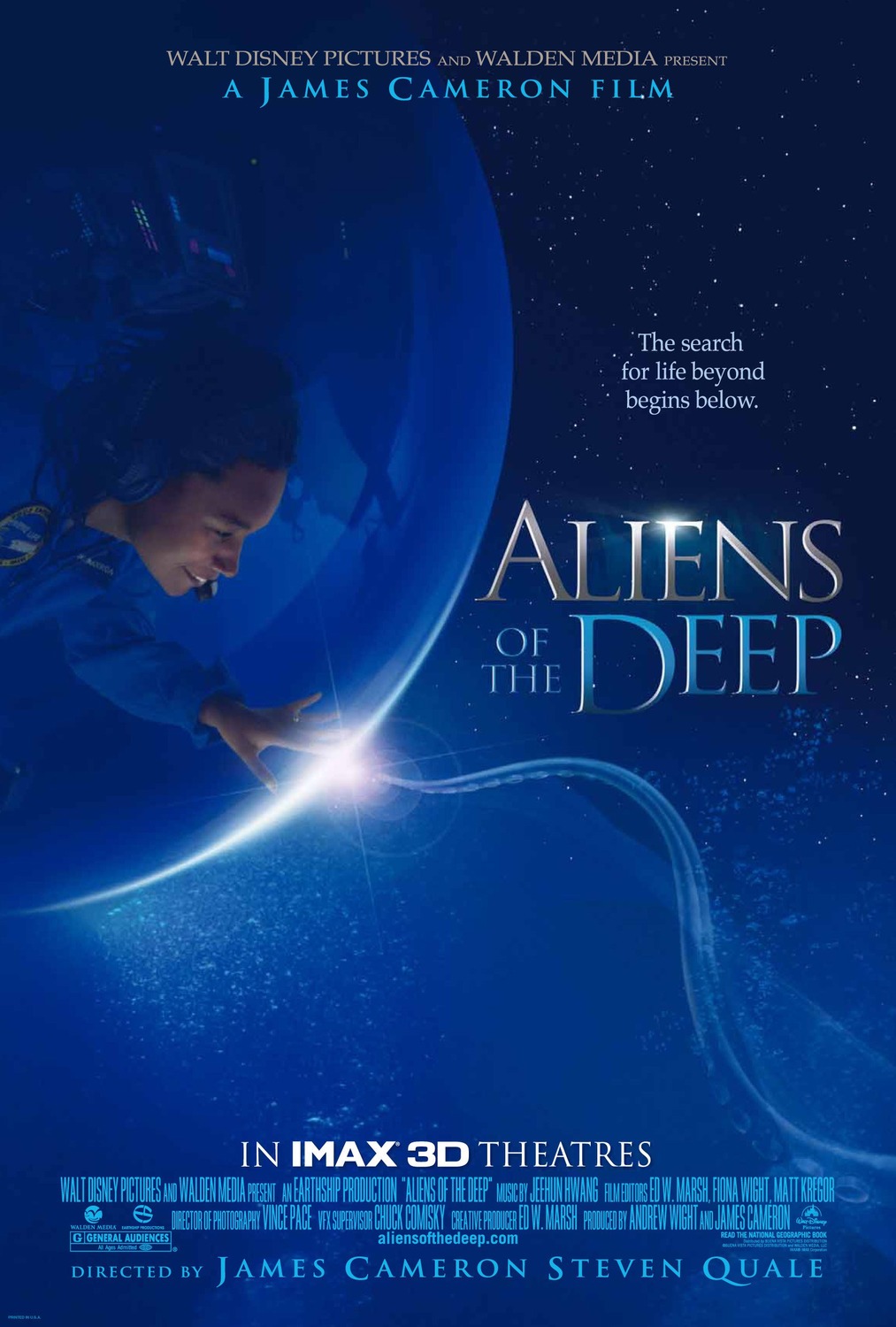 Extra Large Movie Poster Image for Aliens of the Deep 