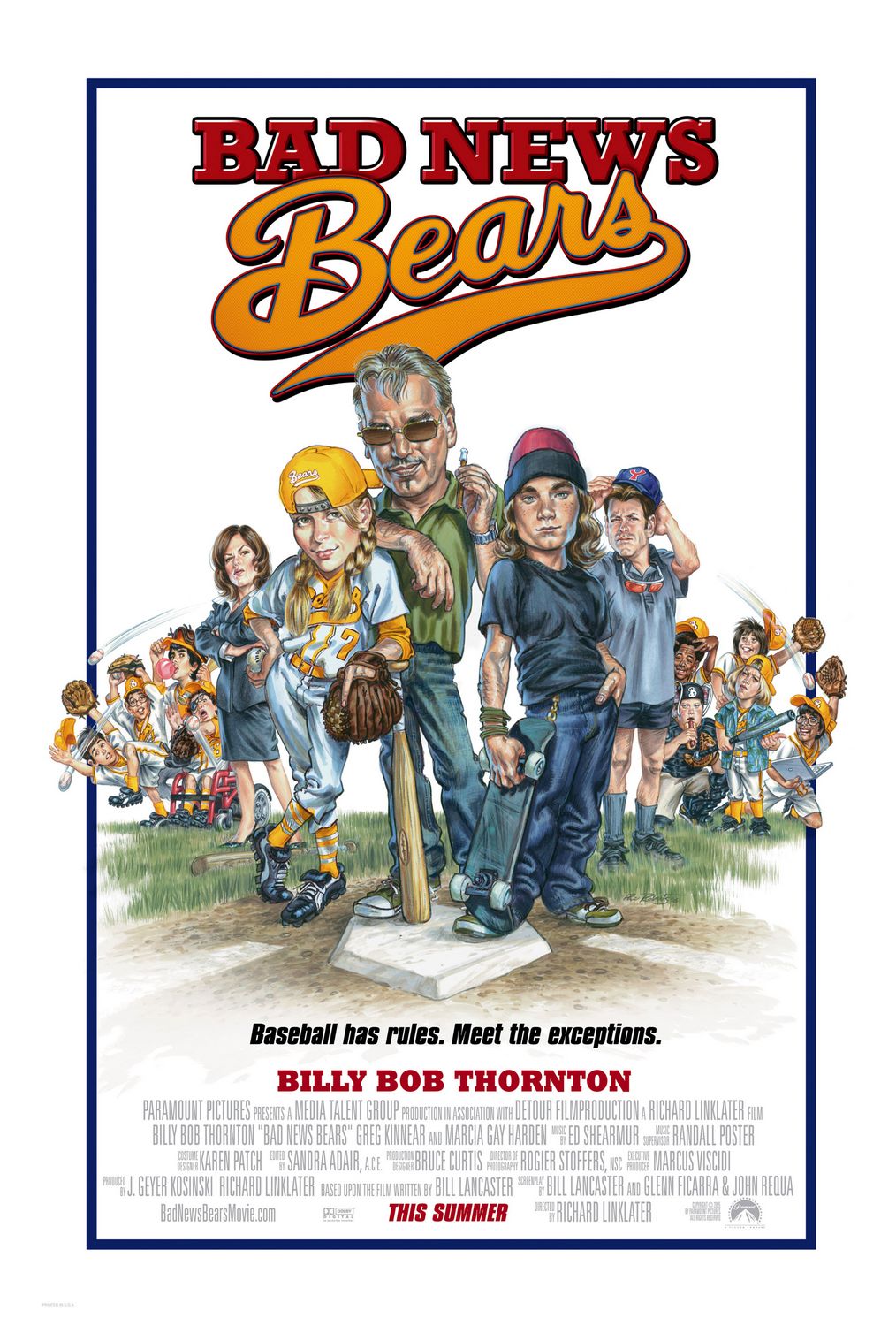 Extra Large Movie Poster Image for Bad News Bears (#2 of 2)