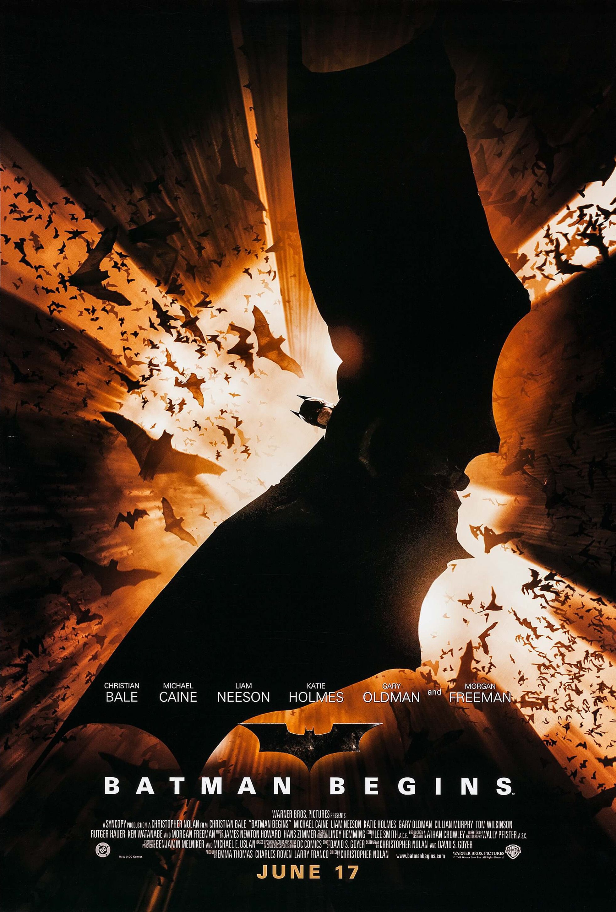 Mega Sized Movie Poster Image for Batman Begins (#3 of 14)