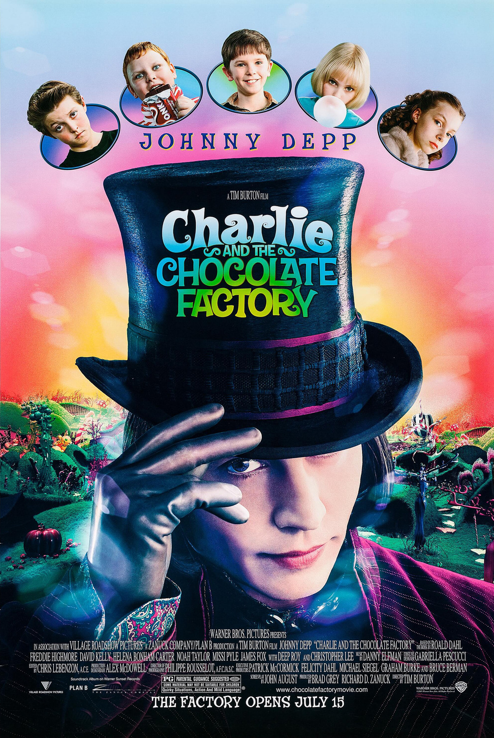 Extra Large Movie Poster Image for Charlie and the Chocolate Factory (#2 of 10)
