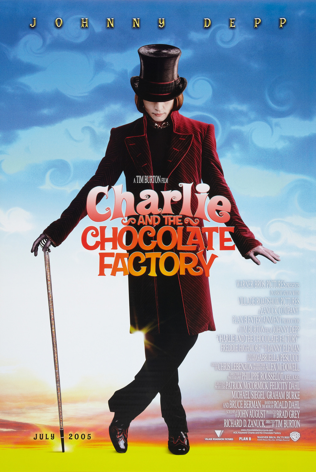 Extra Large Movie Poster Image for Charlie and the Chocolate Factory (#1 of 10)