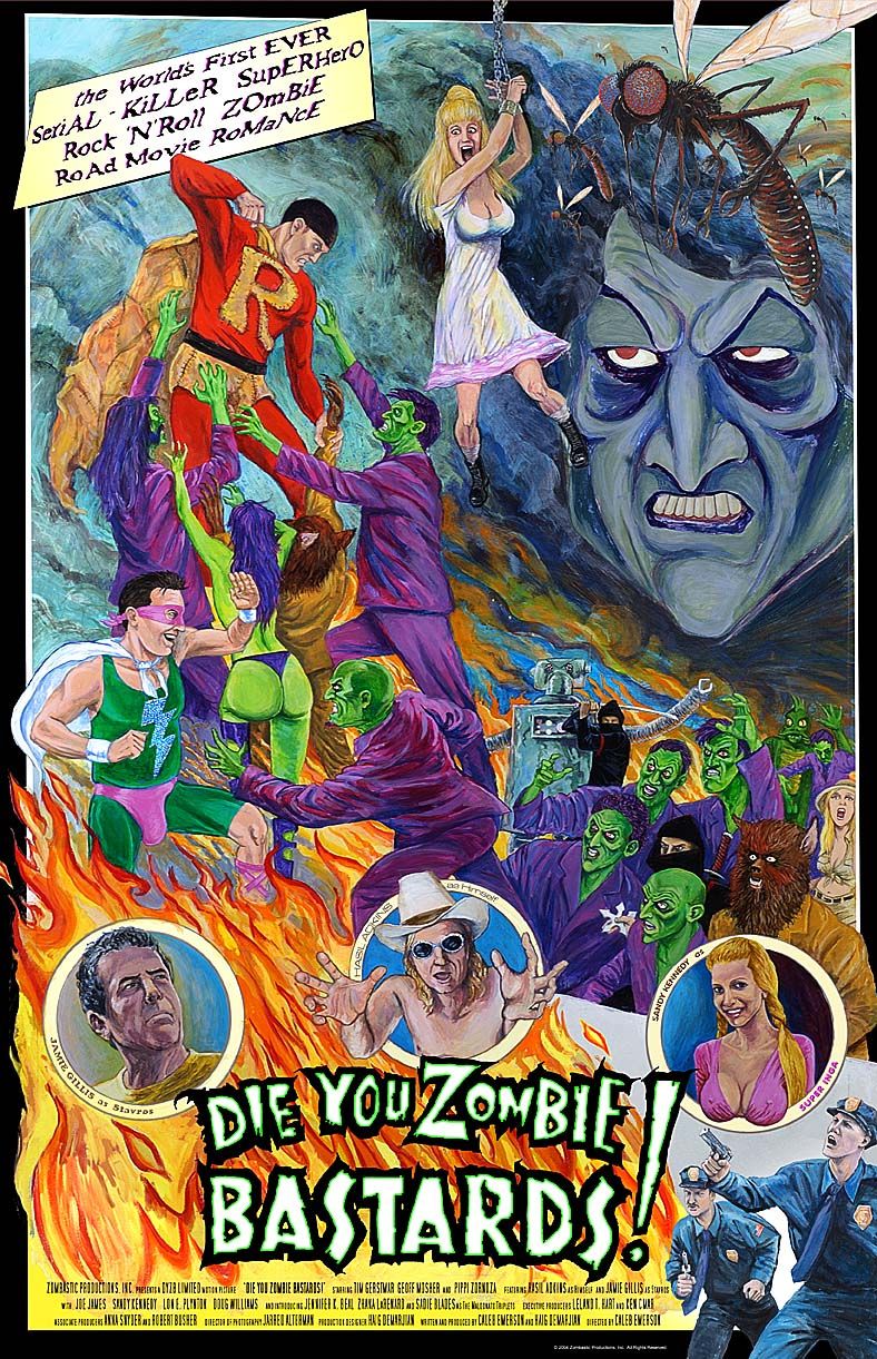 Extra Large Movie Poster Image for Die You Zombie Bastards! 