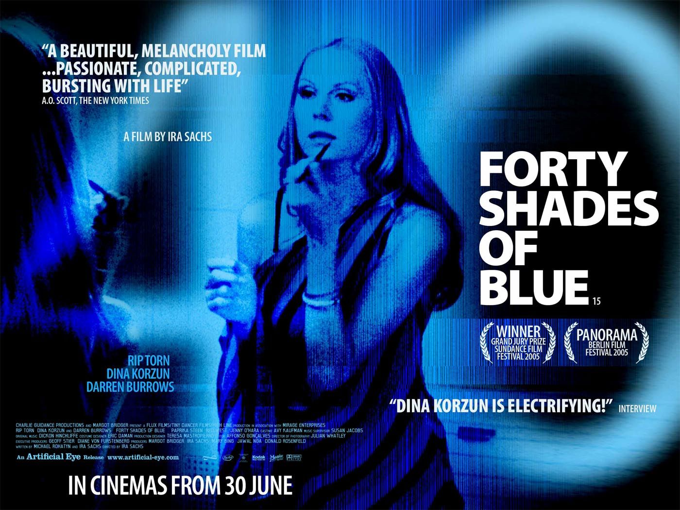 Extra Large Movie Poster Image for Forty Shades of Blue (#2 of 2)