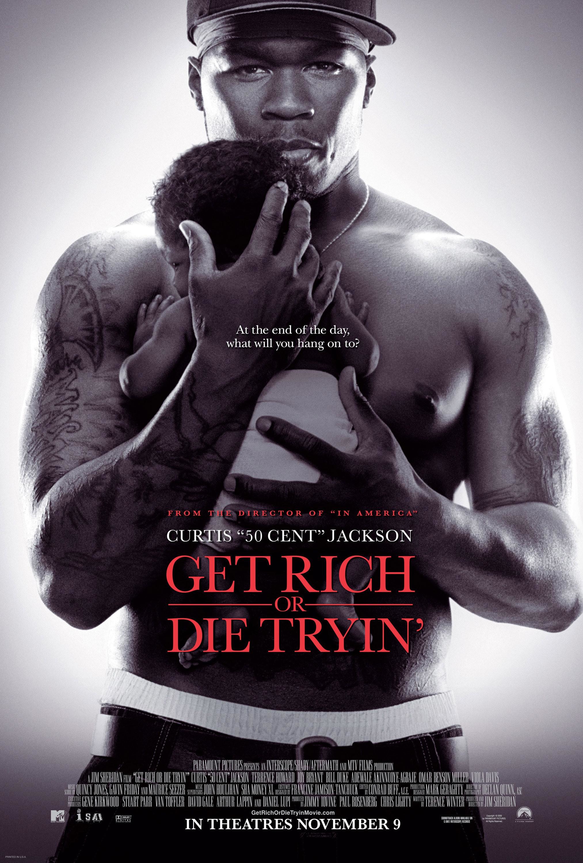 Mega Sized Movie Poster Image for Get Rich or Die Tryin' (#2 of 4)