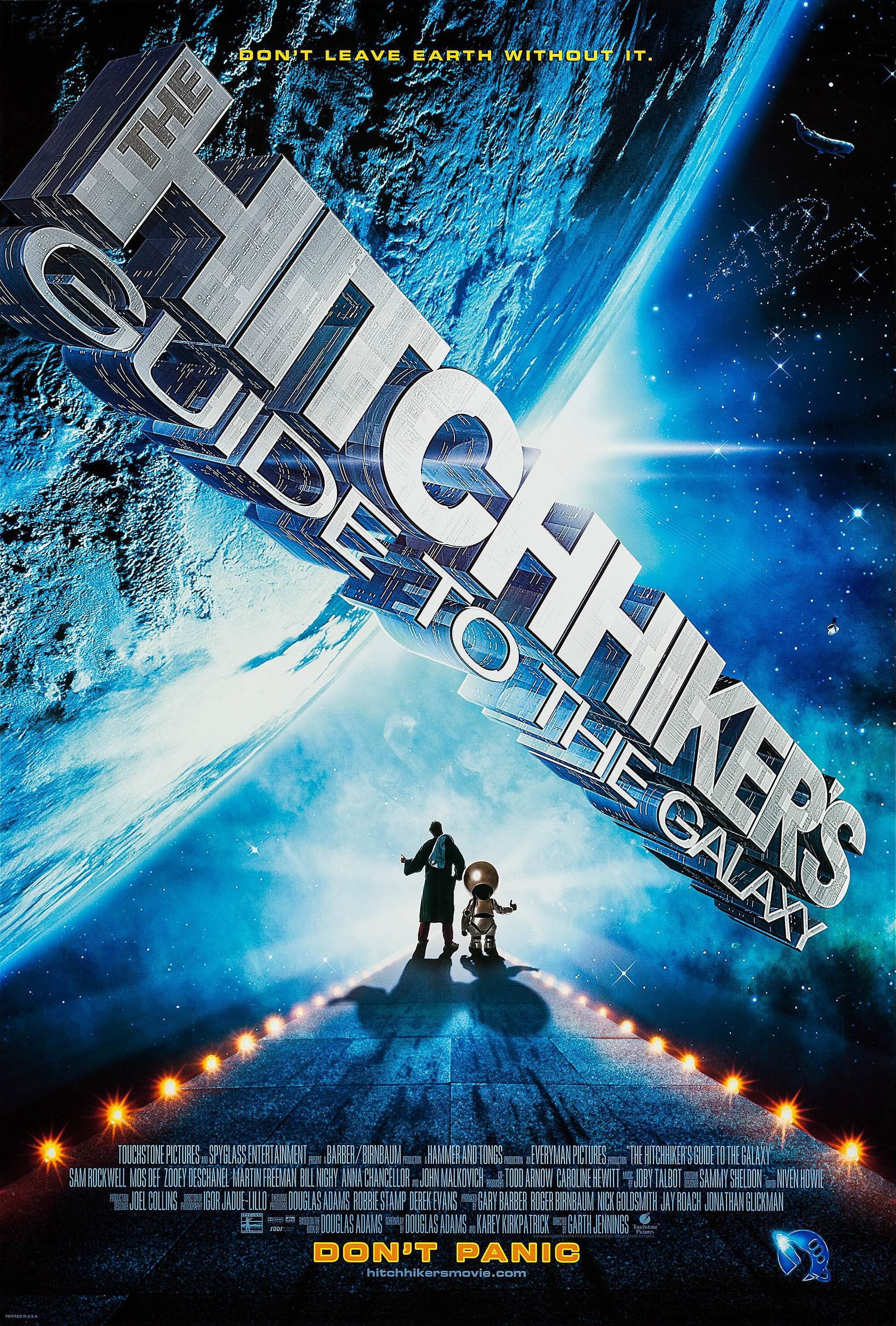 Mega Sized Movie Poster Image for The Hitchhiker's Guide to the Galaxy (#1 of 2)