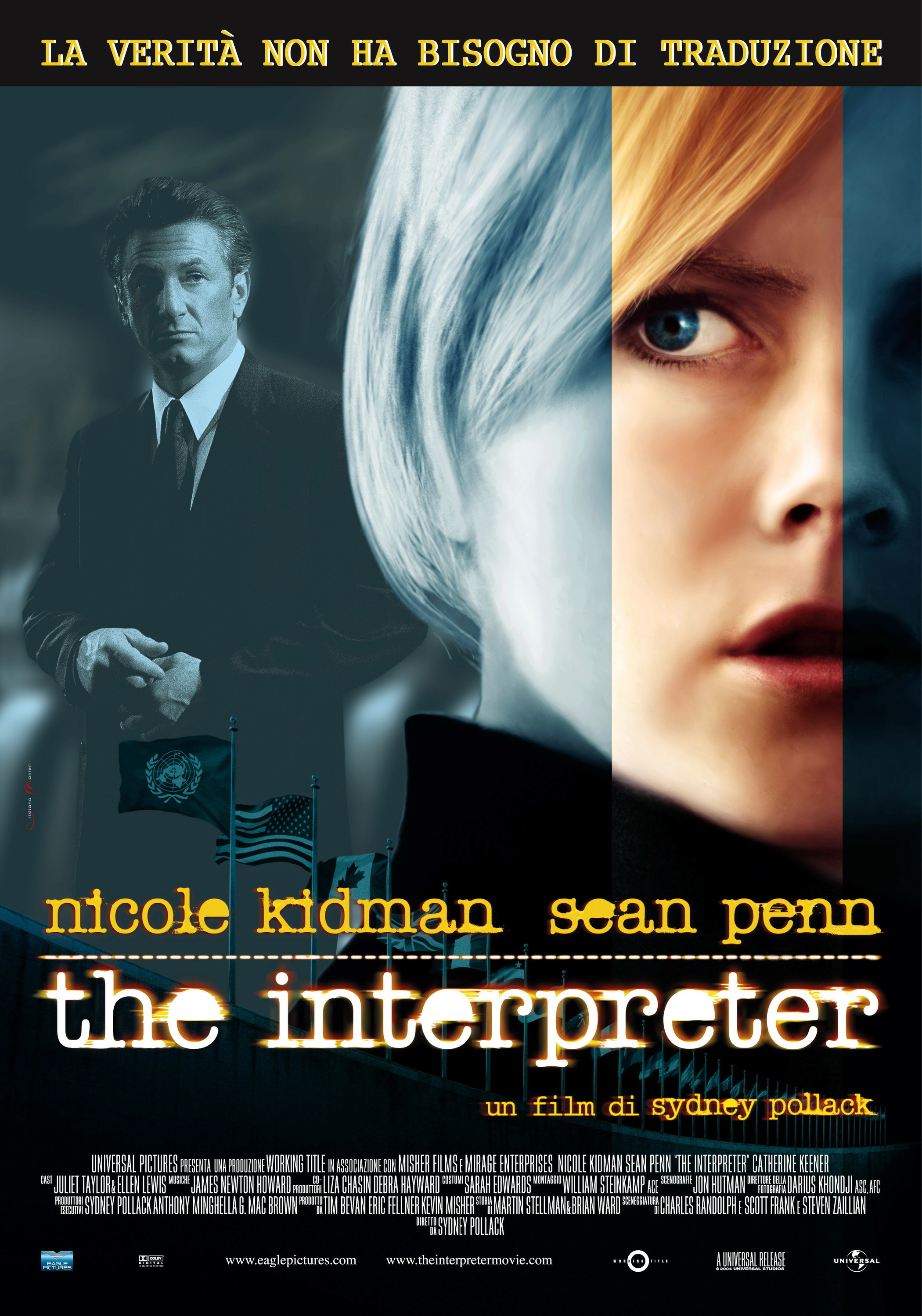 Mega Sized Movie Poster Image for The Interpreter (#3 of 3)