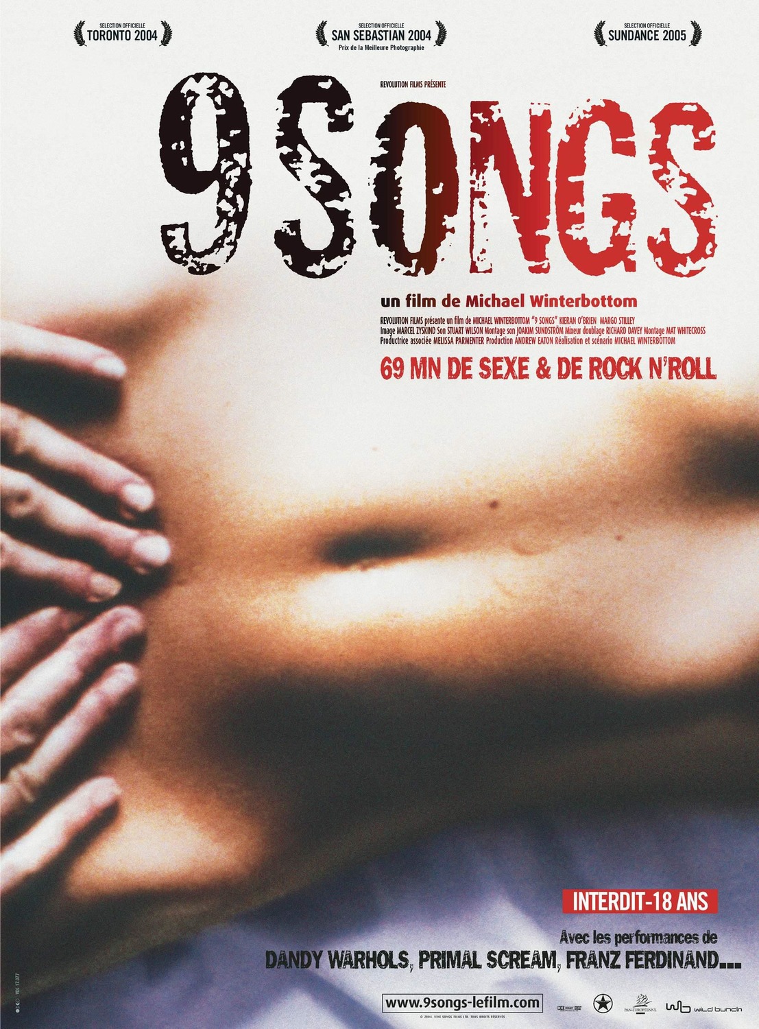 Extra Large Movie Poster Image for 9 Songs