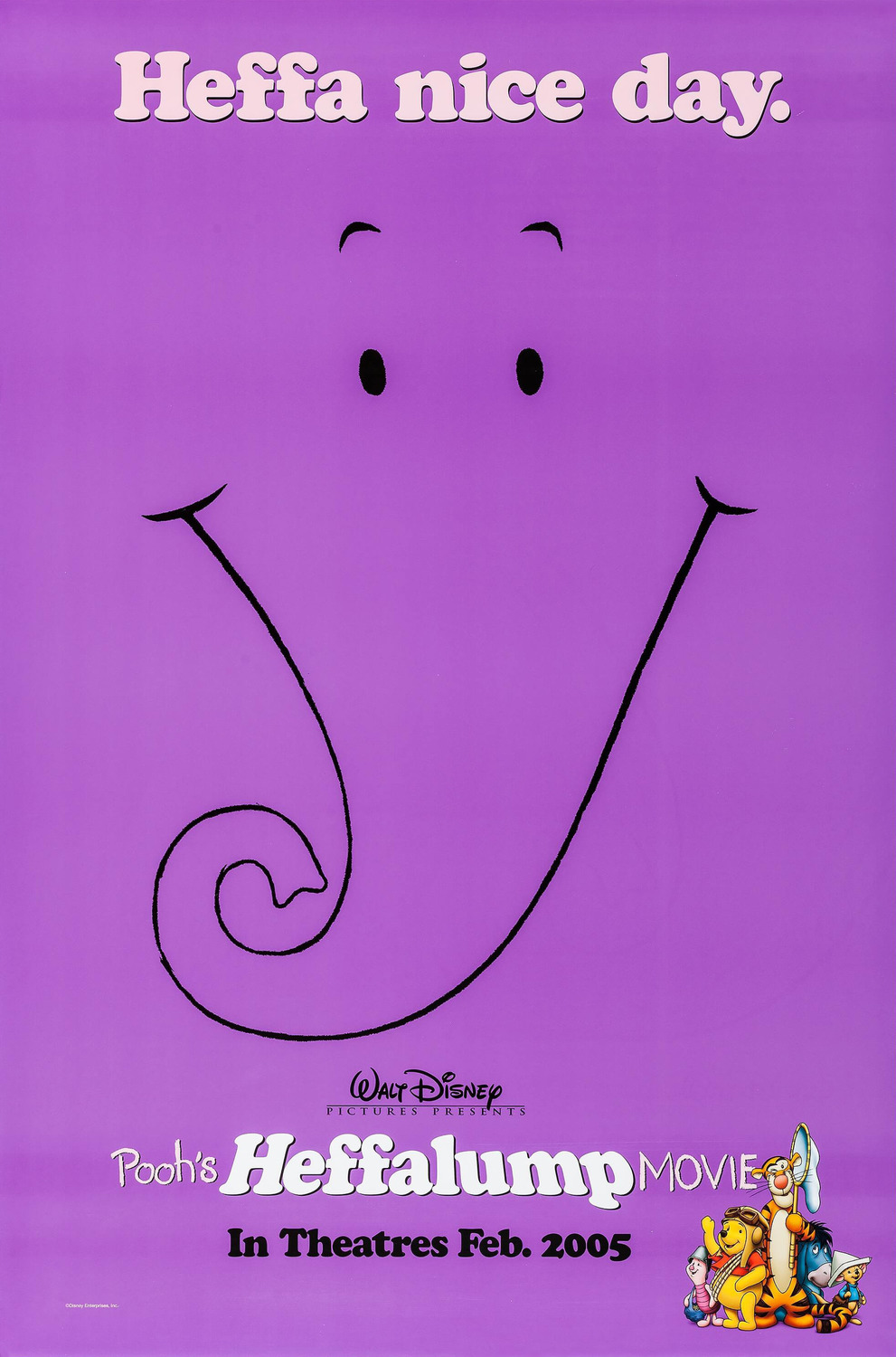 Extra Large Movie Poster Image for Pooh's Heffalump Movie (#1 of 5)