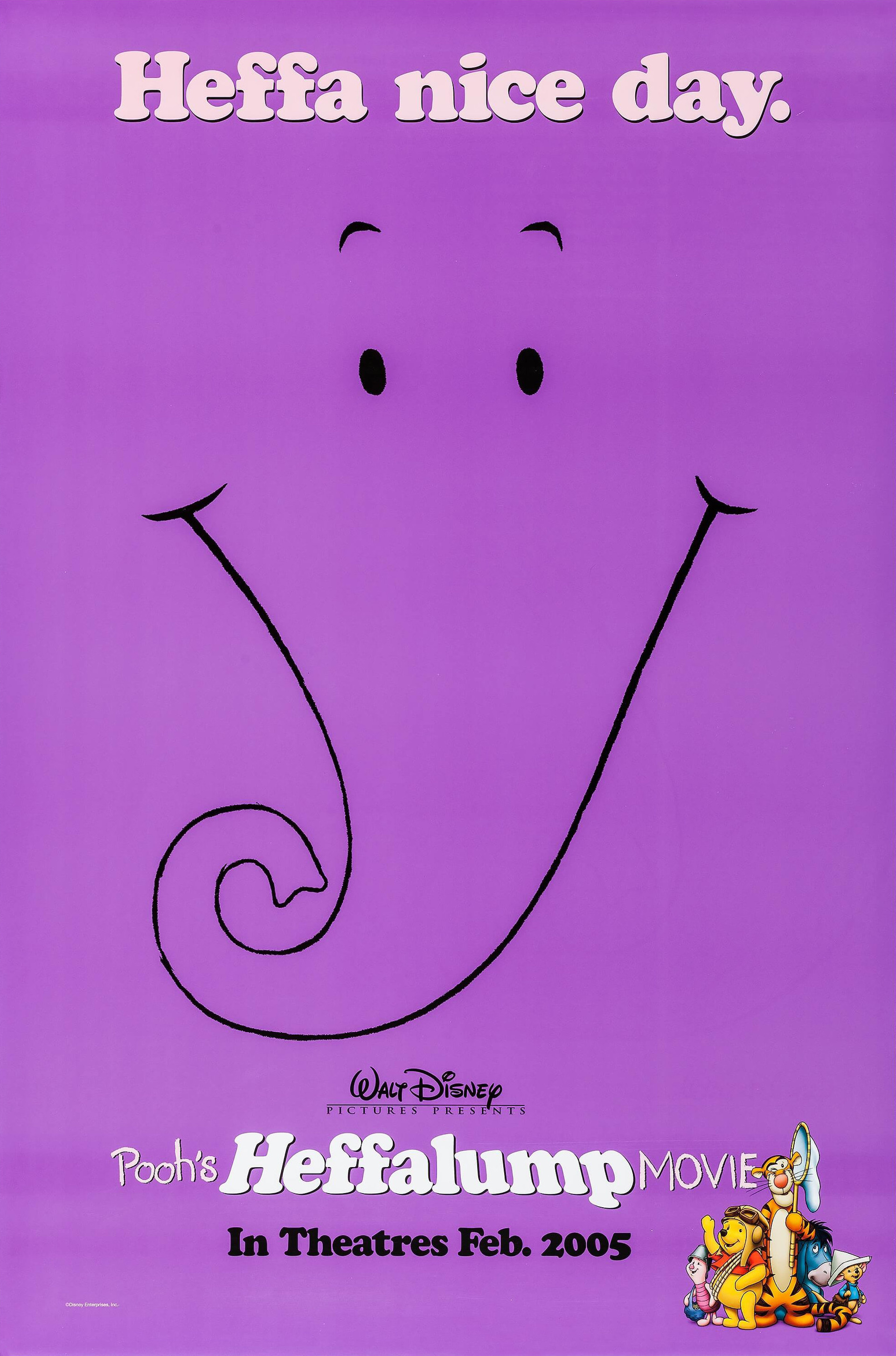 Mega Sized Movie Poster Image for Pooh's Heffalump Movie (#1 of 5)