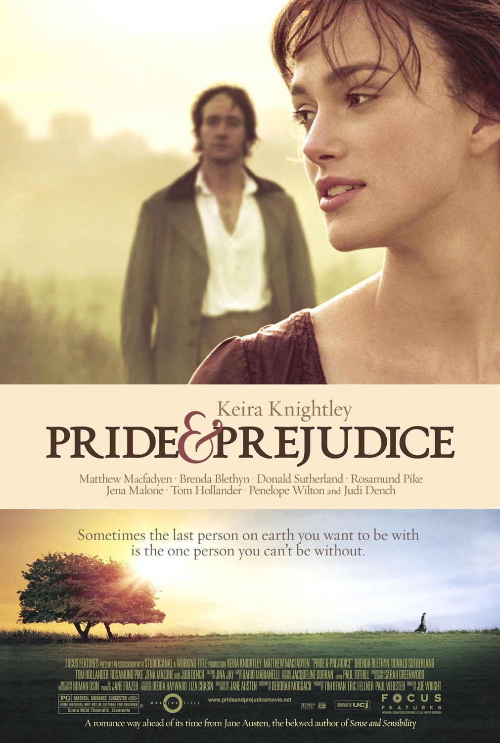 Extra Large Movie Poster Image for Pride & Prejudice (#2 of 2)