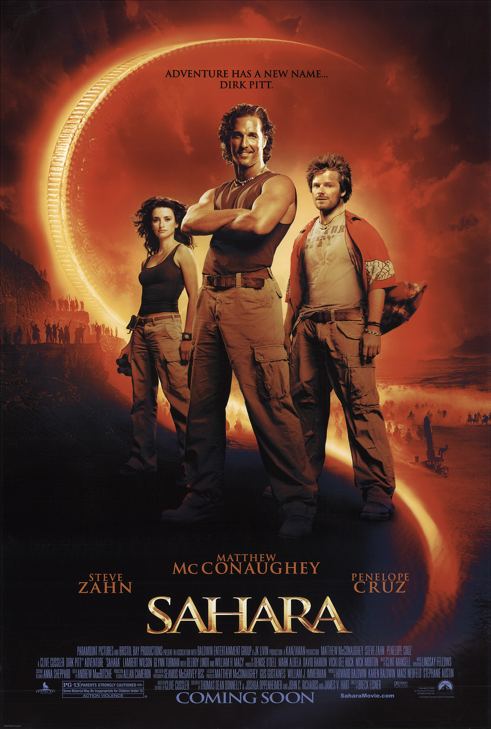 Extra Large Movie Poster Image for Sahara (#1 of 3)