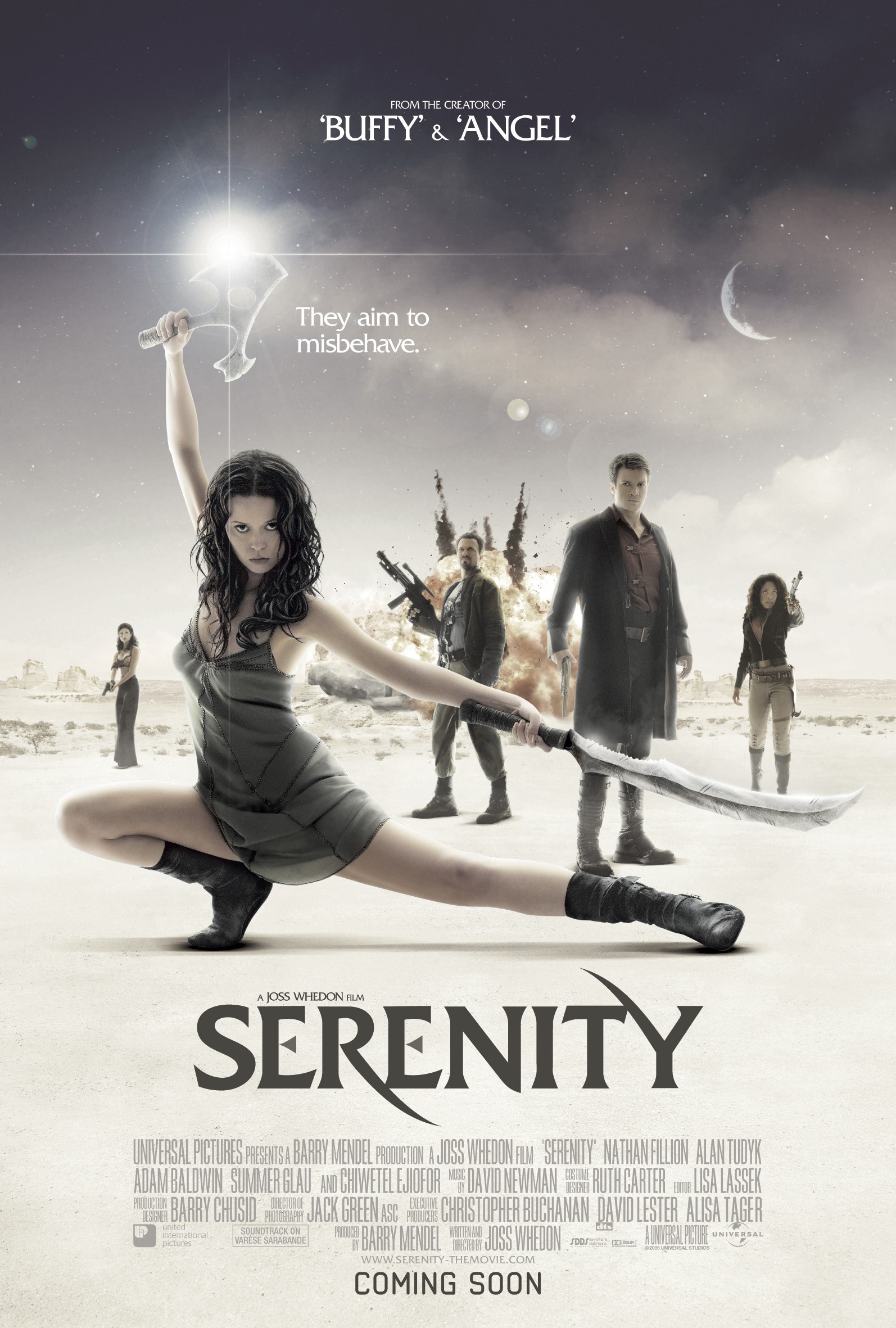 Mega Sized Movie Poster Image for Serenity (#2 of 3)