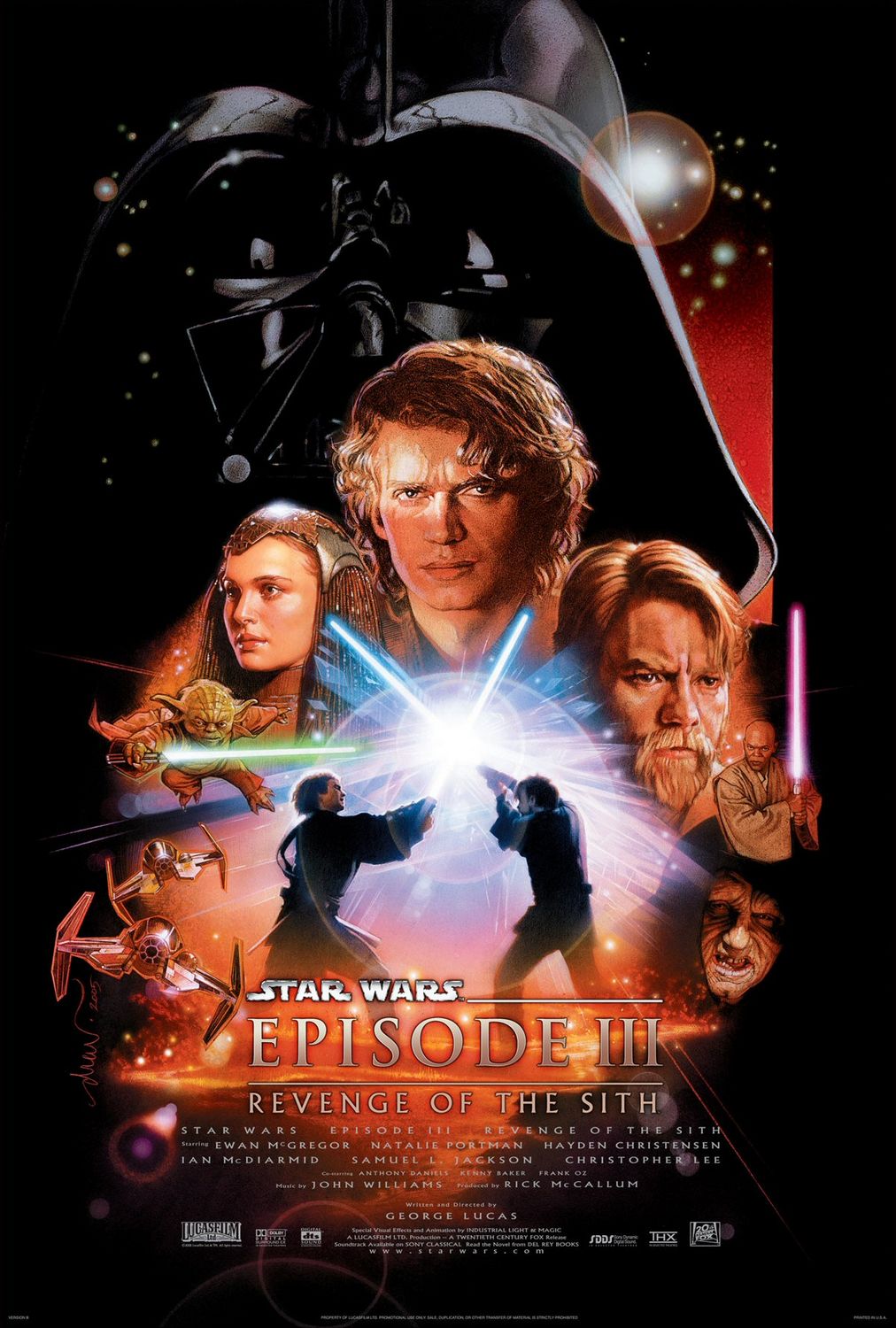 Extra Large Movie Poster Image for Star Wars: Episode III - Revenge of the Sith (#2 of 9)